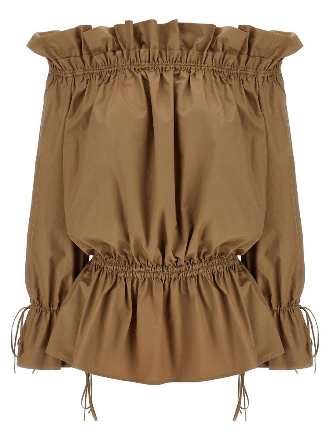Saint Laurent Off-Shoulder Long Dress-picture-37