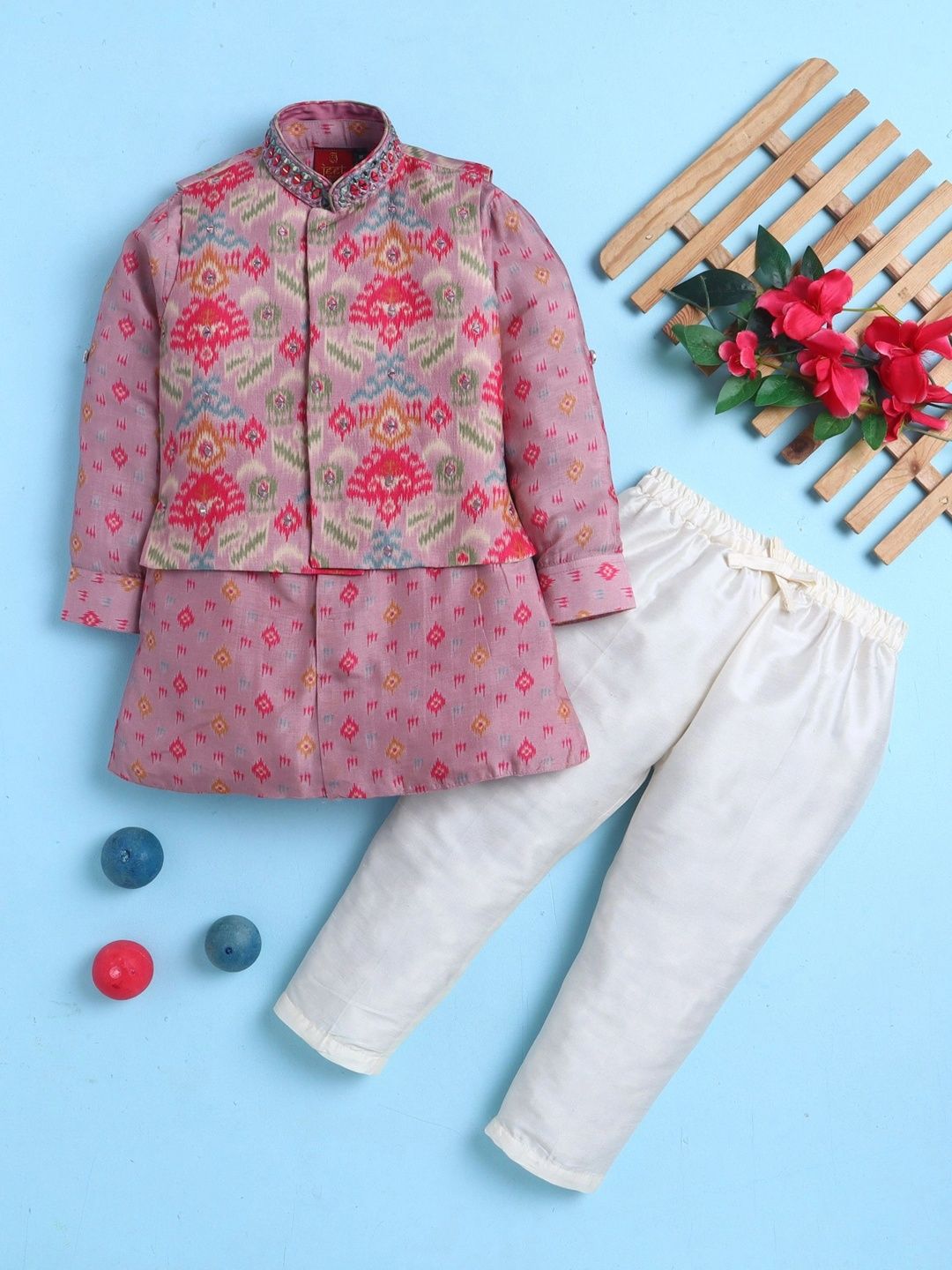 BAESD Mandarin Collar Sherwani Set-picture-22