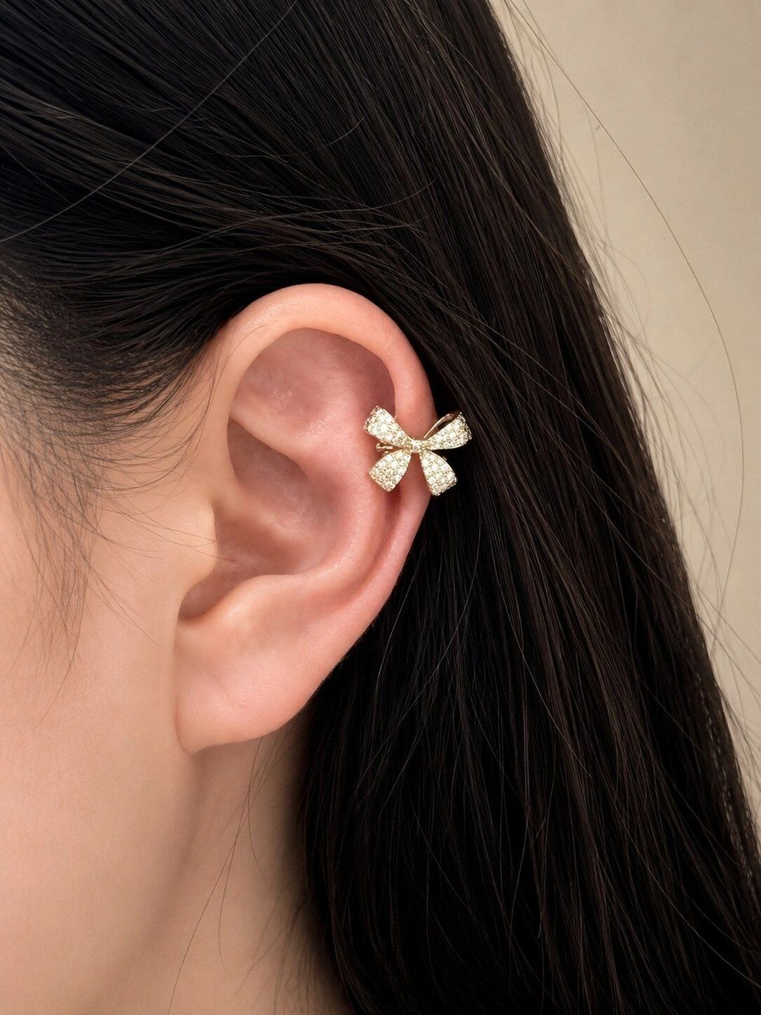 Tiso Geometric Ear Cuff Earrings-picture-14