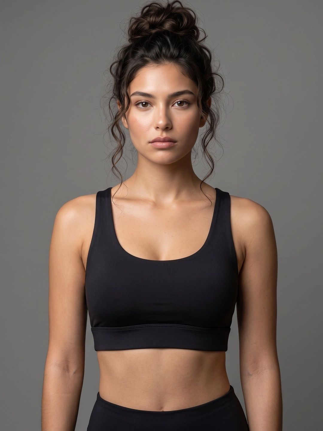 Luella Seamless Soft Padded Mesh Racerback High Impact Sports Bra-picture-50