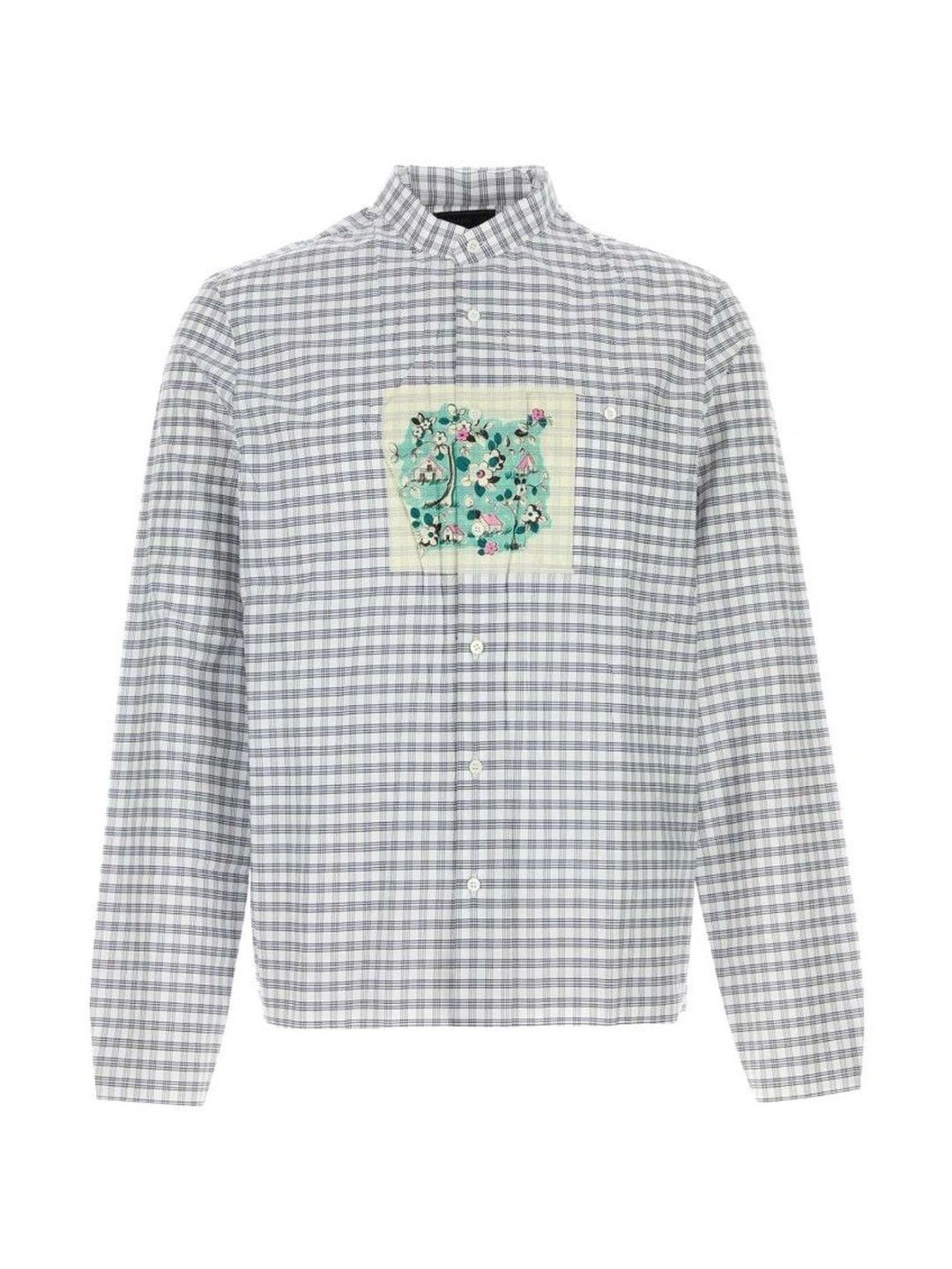 Prada Men Gingham Checks Checked Casual Shirt-picture-41