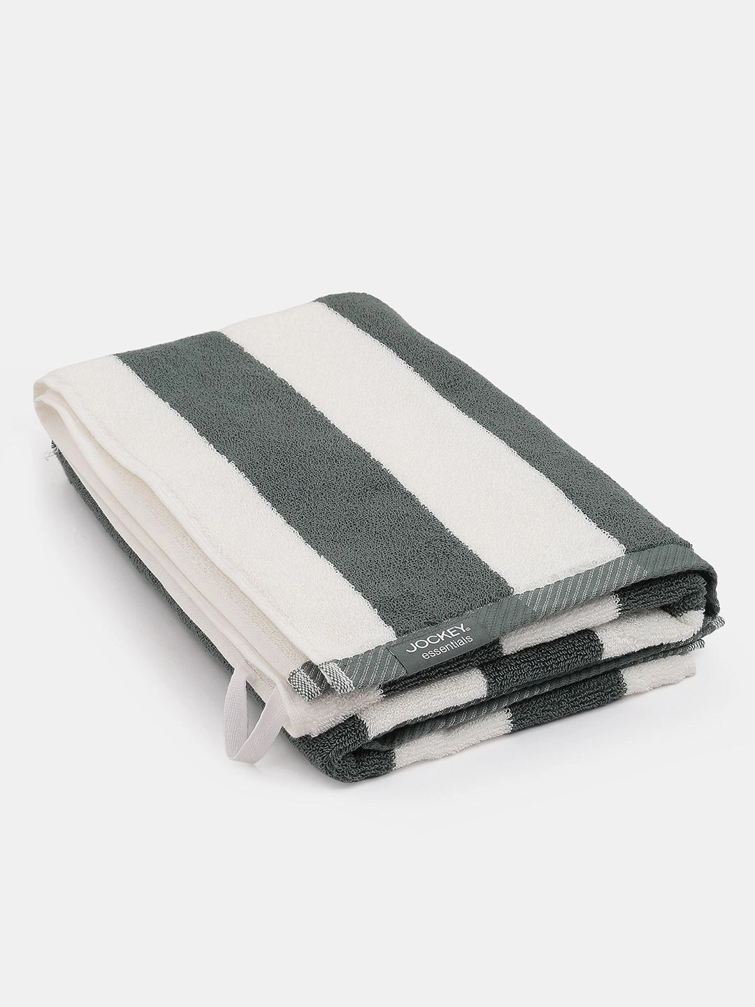 Jockey Green 1 Striped Cotton 500 GSM Bath Towel-picture-29