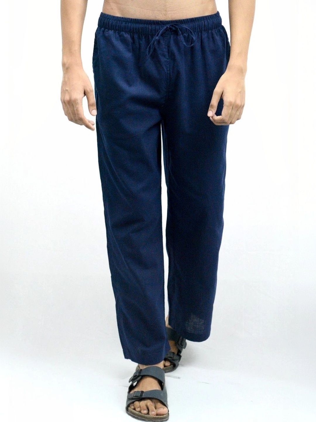 NEQA Men Relaxed Easy Wash Trousers-picture-19