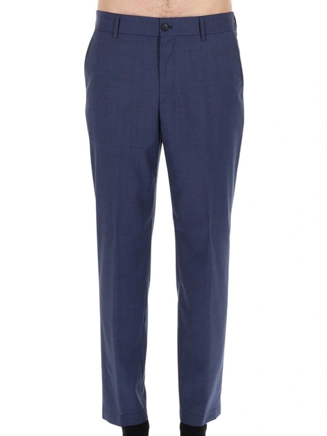 BOSS Blue Flat Front Pants-picture-32