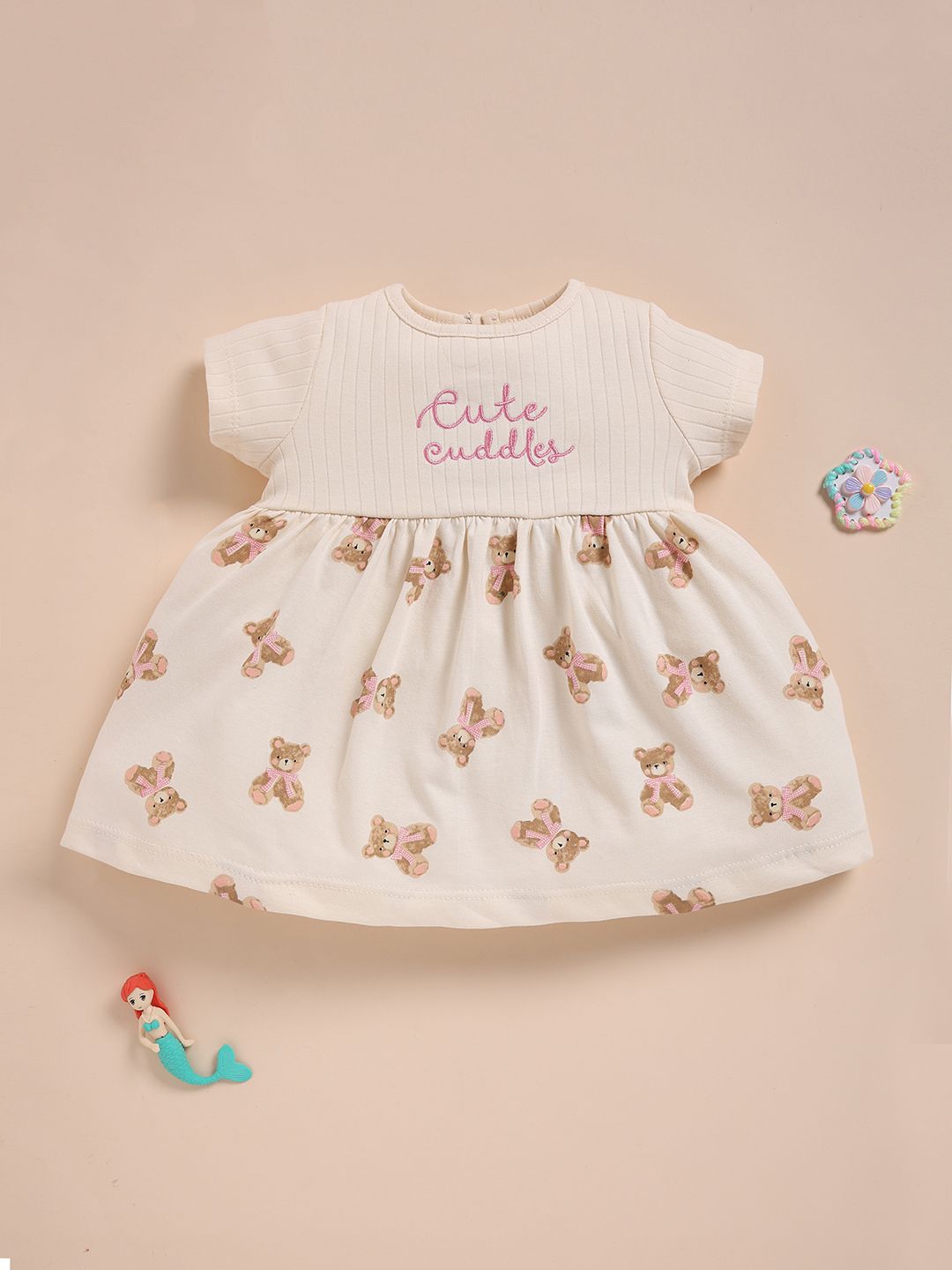 Simply Printed Pure Cotton A-Line Dress-picture-13