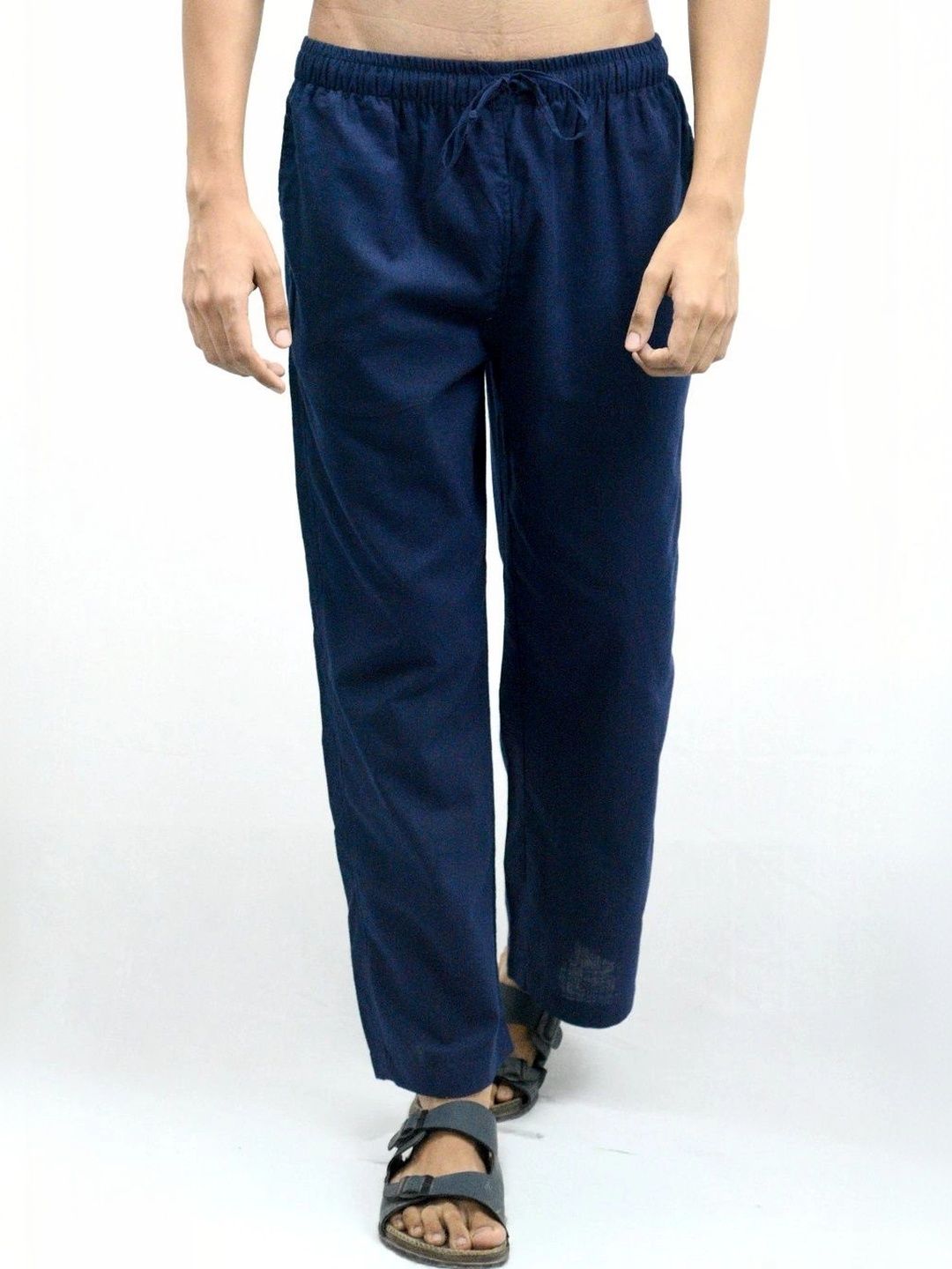 NEQA Men Relaxed Easy Wash Trousers-picture-35