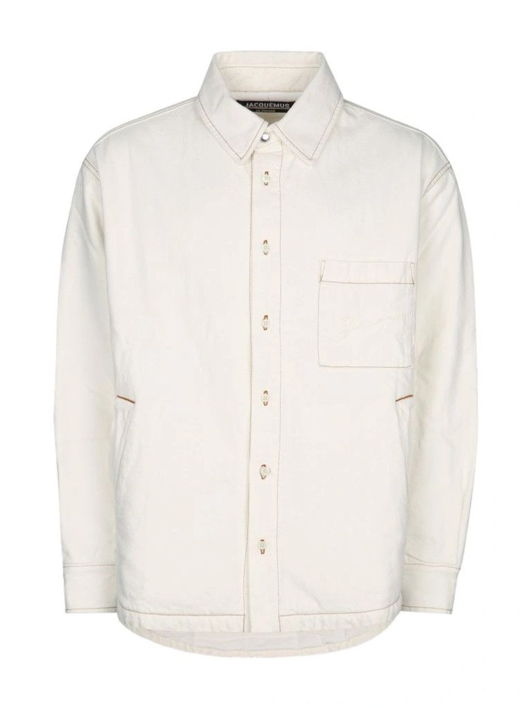 Jacquemus Off White Relaxed Overshirt-picture-32