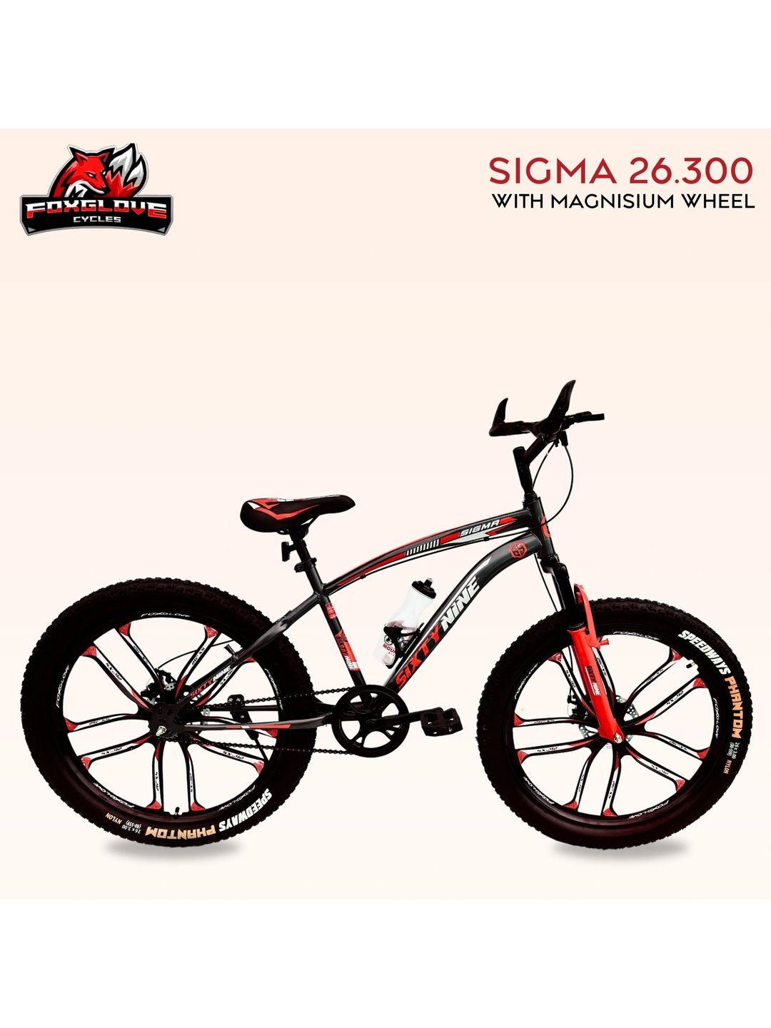 FOXGLOVE Sixty Nine Front Suspension Bicycle-image-48