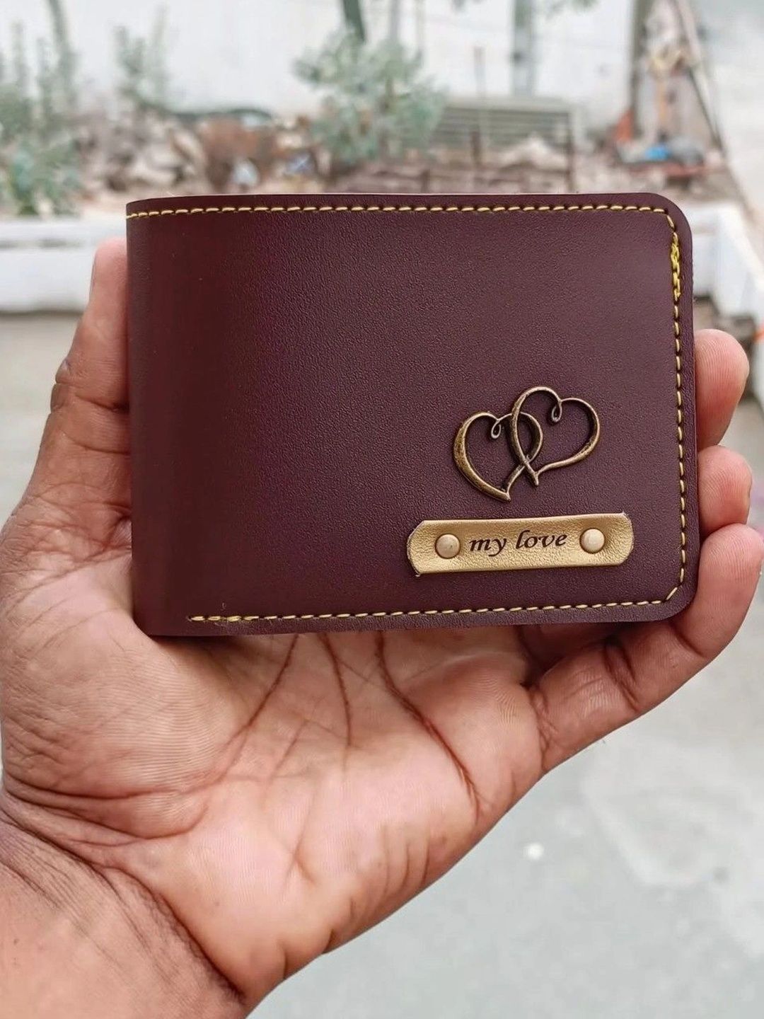 Navya Royal Art Men Embellished Leather Two Fold Wallet-picture-24