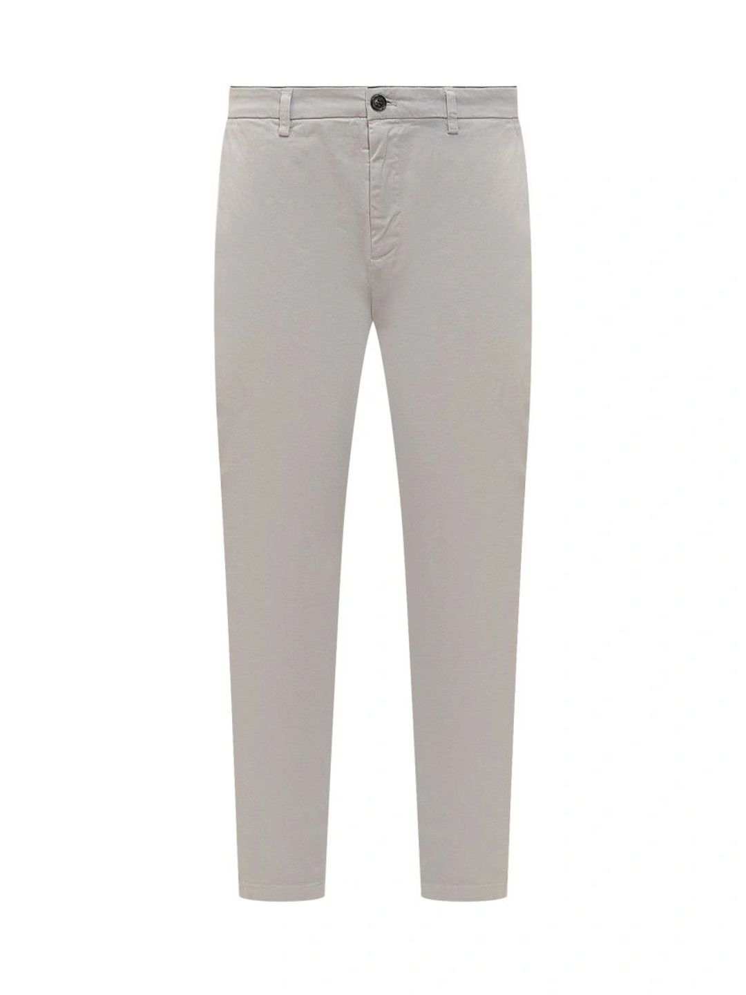 Department 5 Light Grey Slim Chino Trousers-image-4