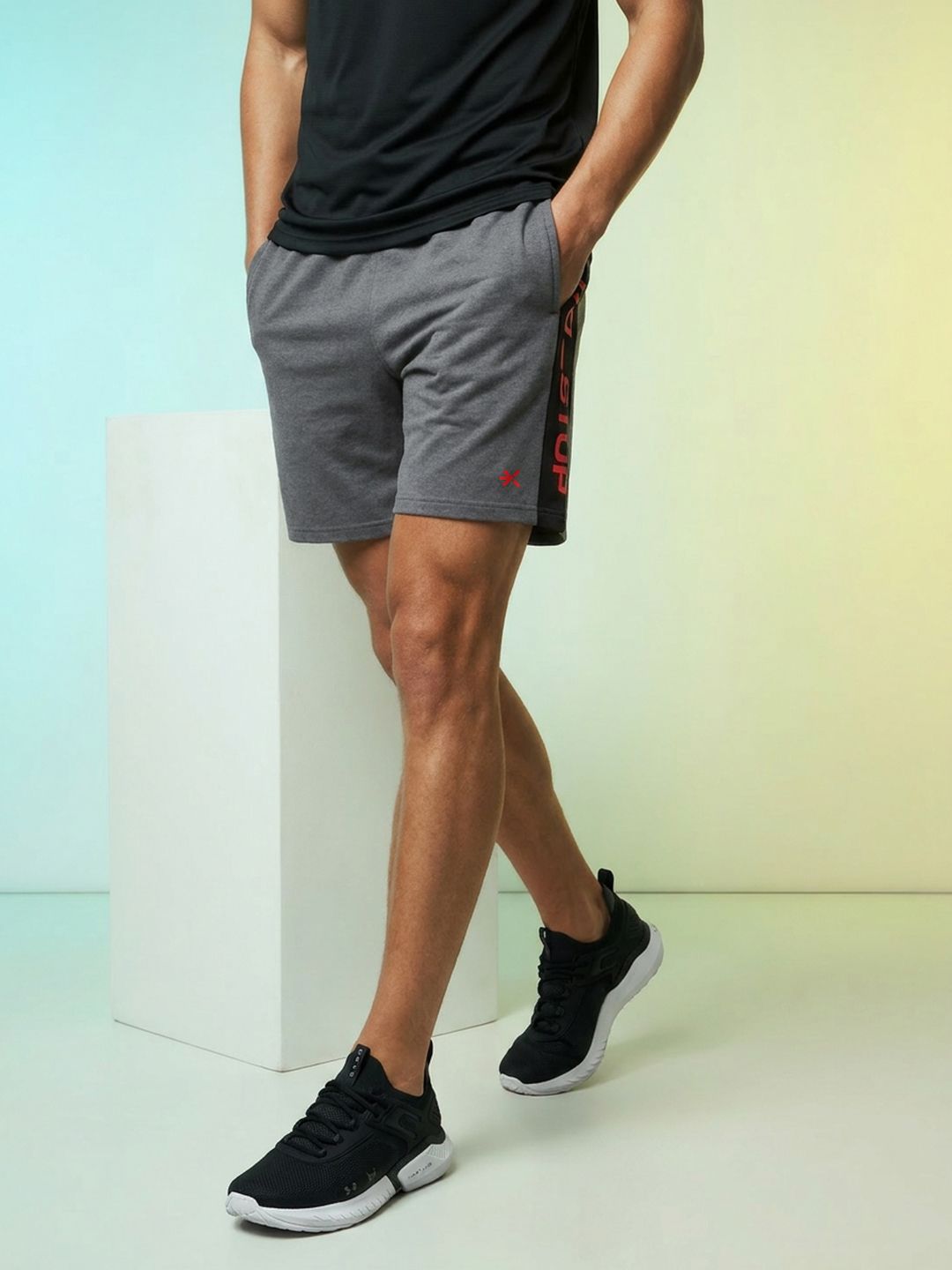 HRX by Hrithik Roshan Men Typography Printed Casual Shorts-picture-43