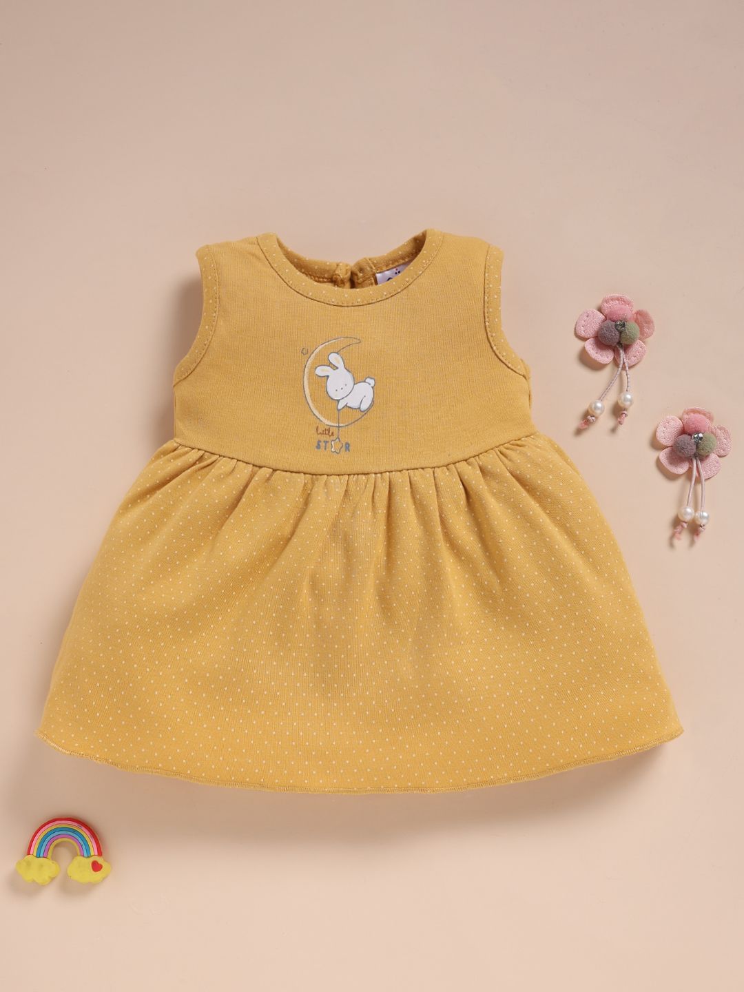 Simply Girls Polka Dot Print A-Line Dress-picture-39