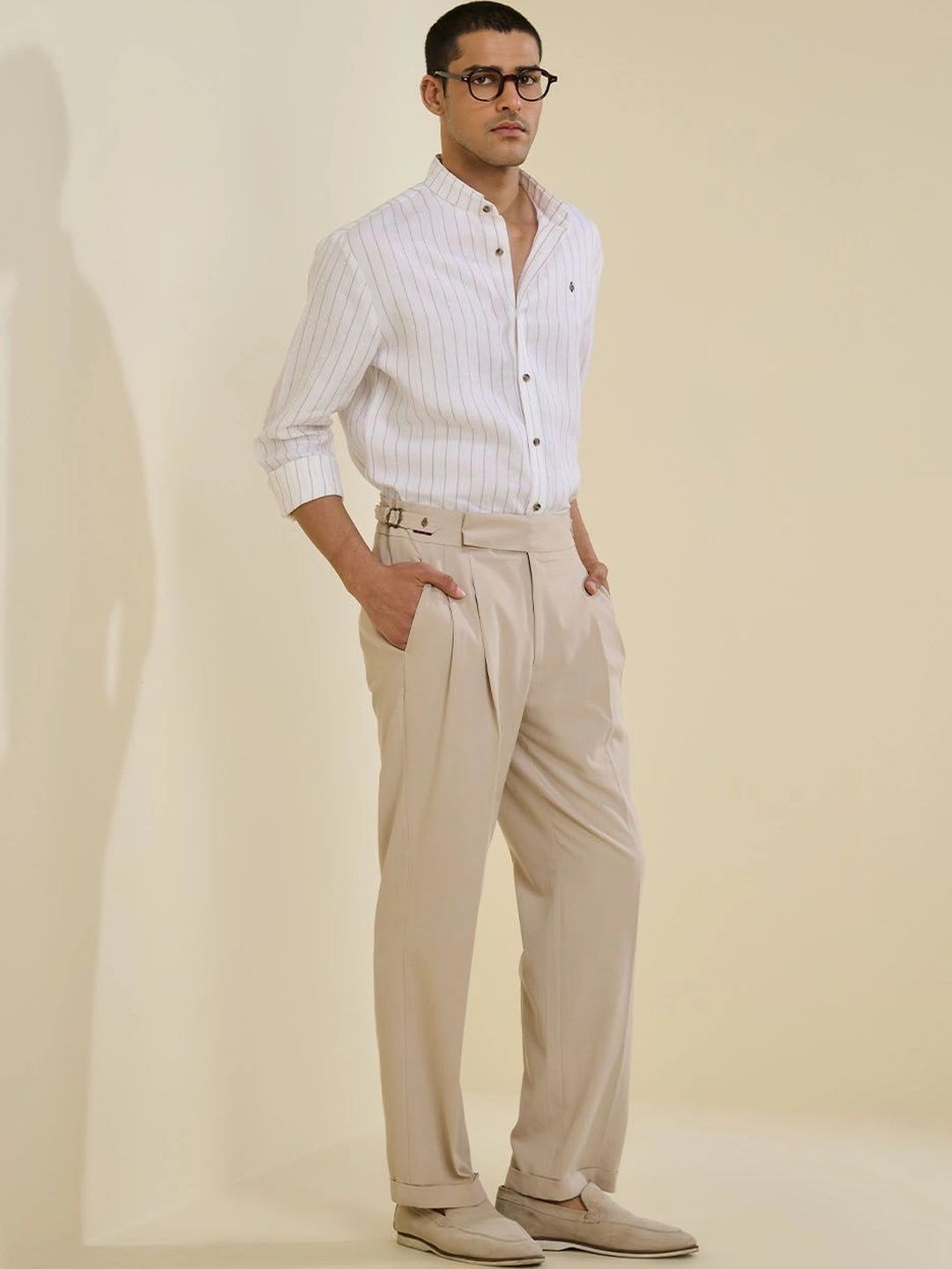 S&N by Shantnu Nikhil Men Slim Fit Trousers-picture-43