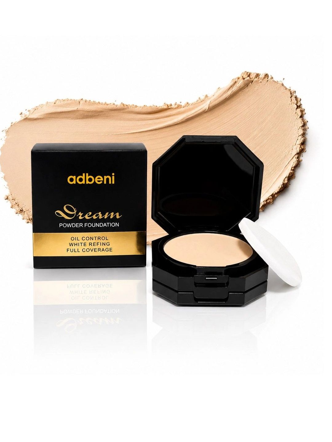Adbeni Lightweight Pressed Powder Foundation - Ivory - 20 g-image-36