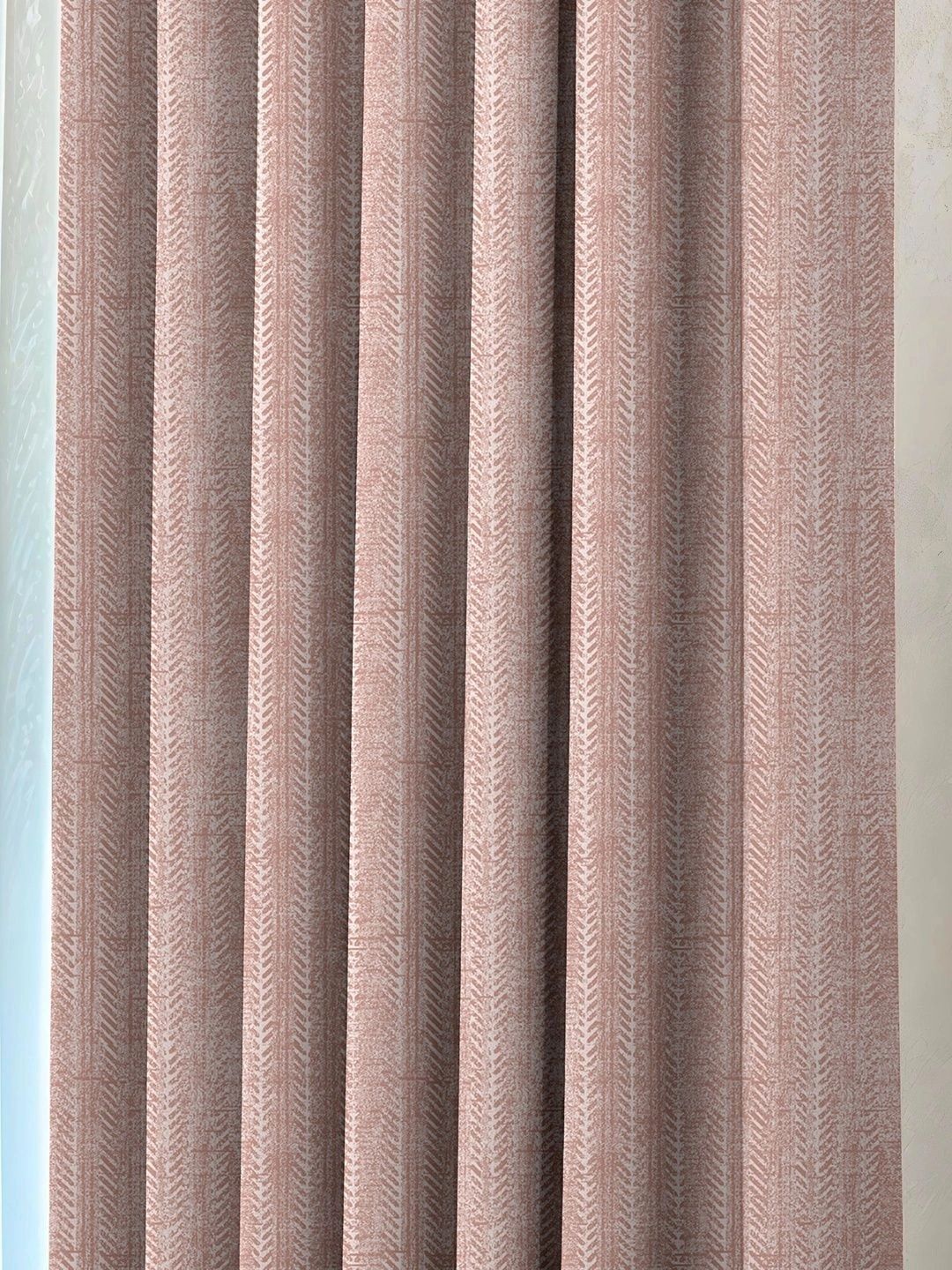 AAVIS DECOR Peach-Coloured Room Darkening Window Curtain-picture-37