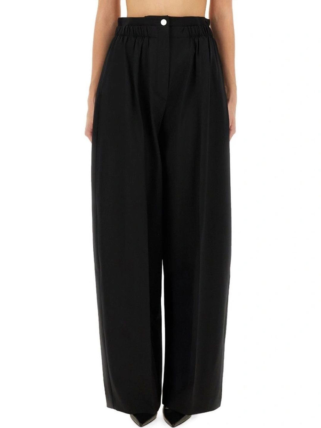 Sportmax Women Loose Fit High-Rise Trousers-picture-21