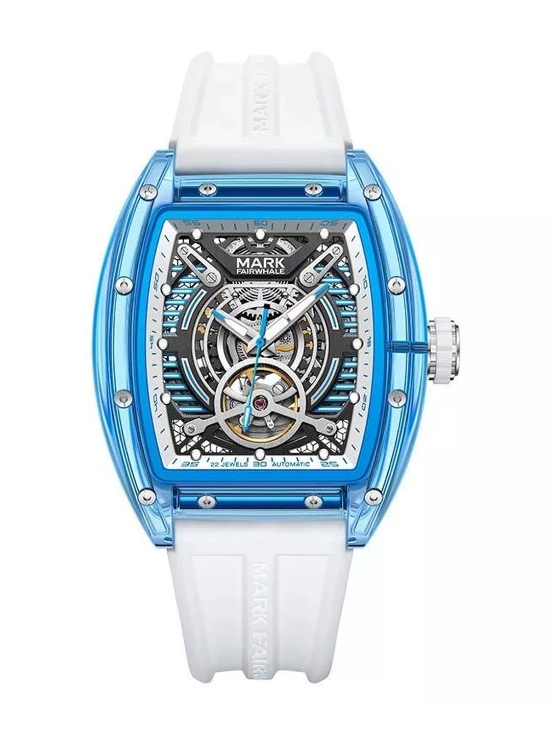 mark fairwhale Men Skeleton Dial & Straps Analogue Multi Function Automatic Motion Powered Watch FW-6860-R2-picture-10