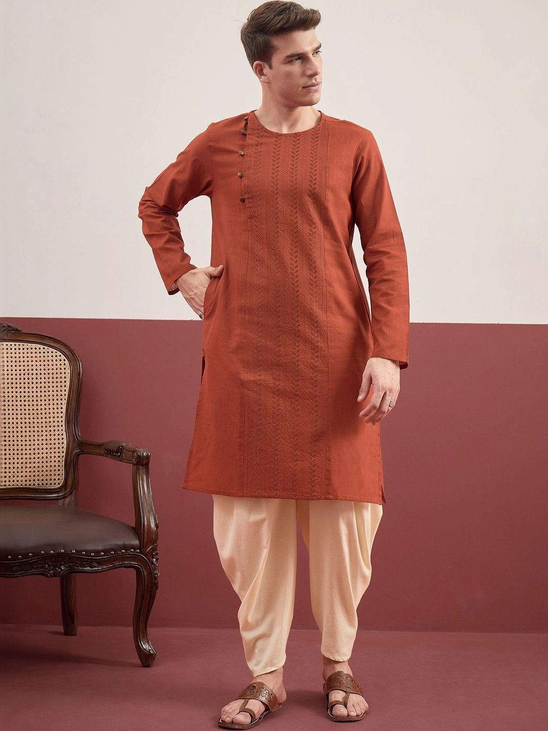 House of Pataudi Men Kurta-picture-44