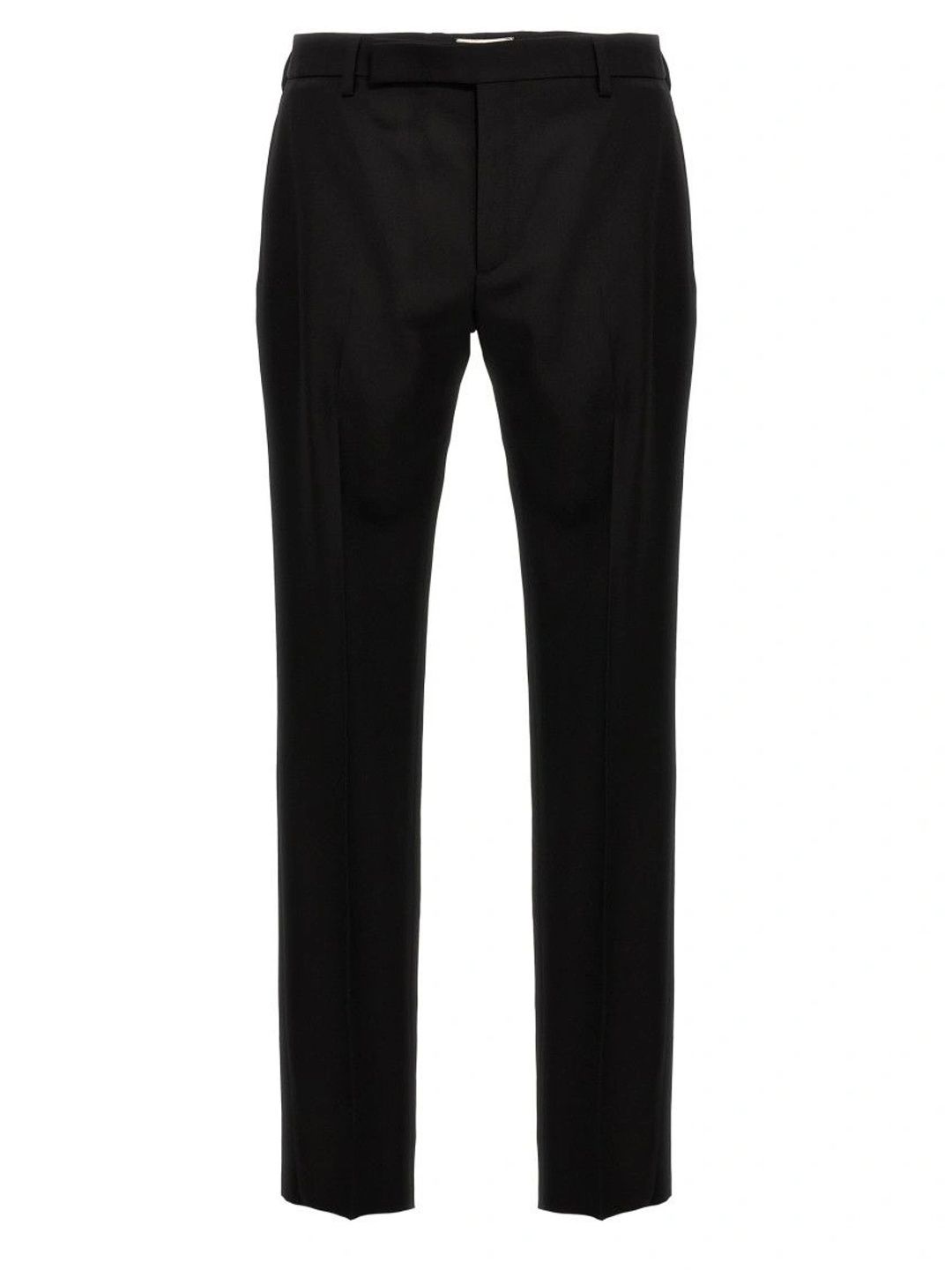 Saint Laurent Black Flat Front Pants-picture-18