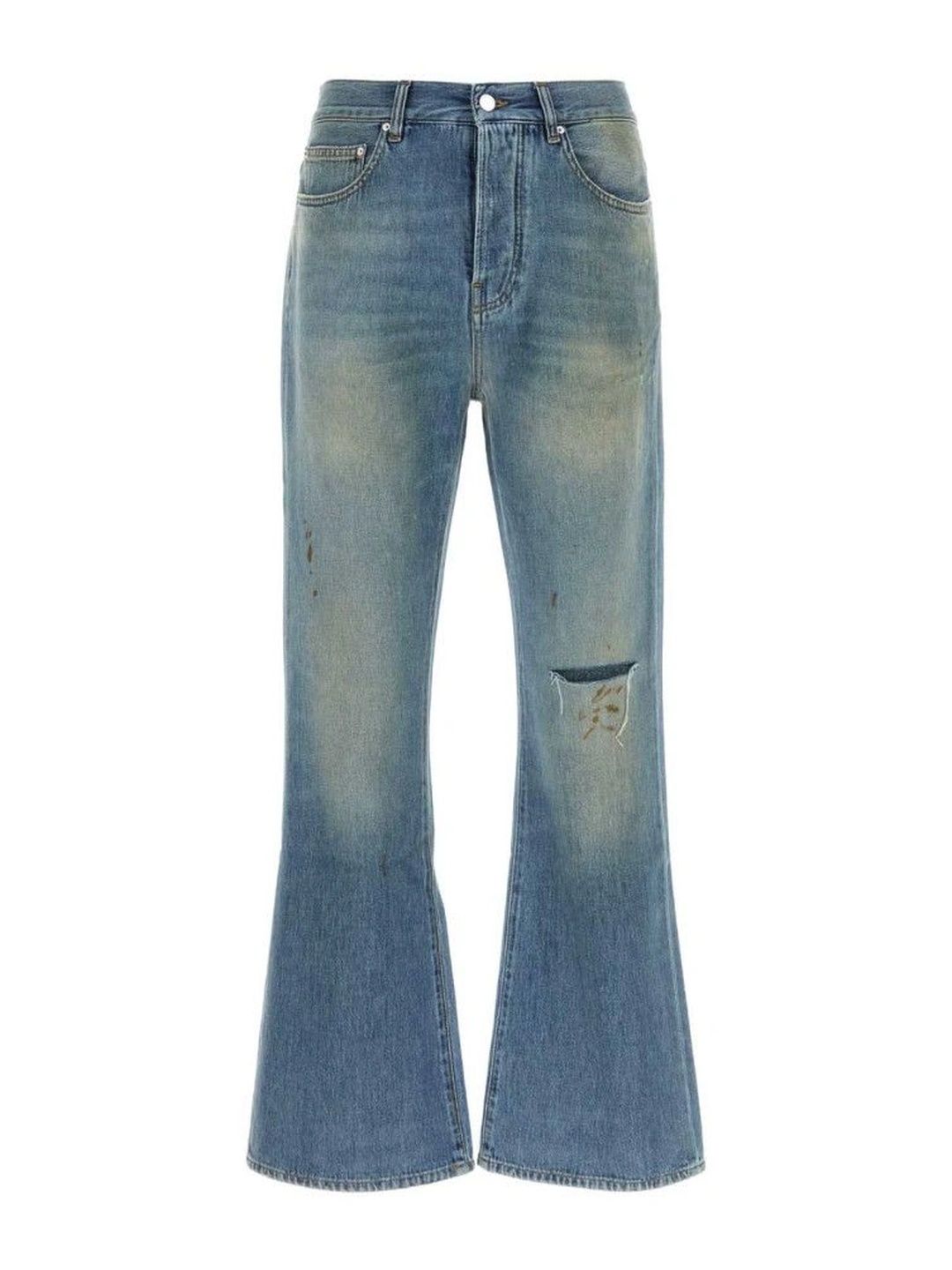 Amiri Men Bootcut Mid-Rise Low Distress Jeans-picture-18