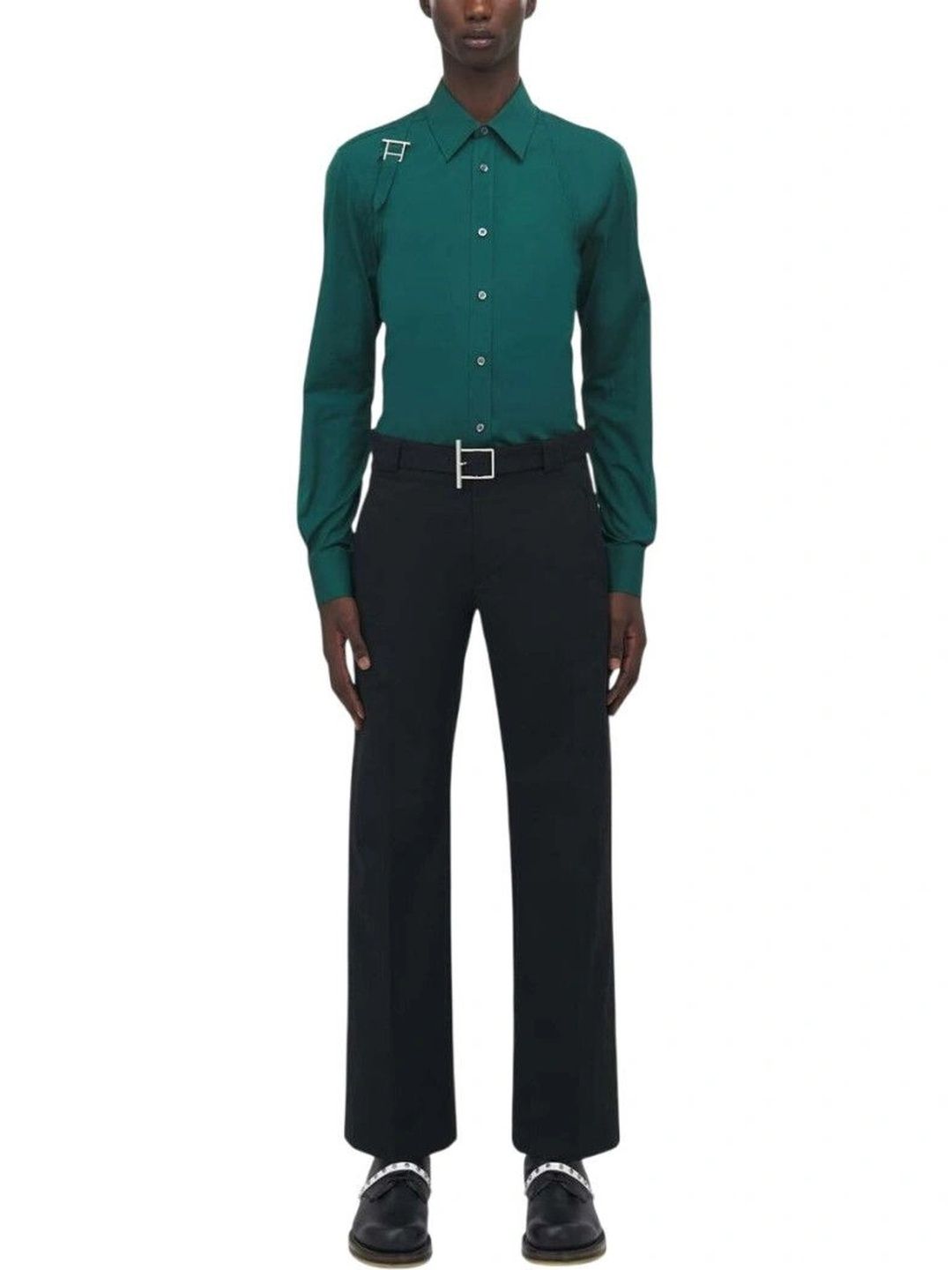 Alexander McQueen Men Straight Fit Trousers-picture-19