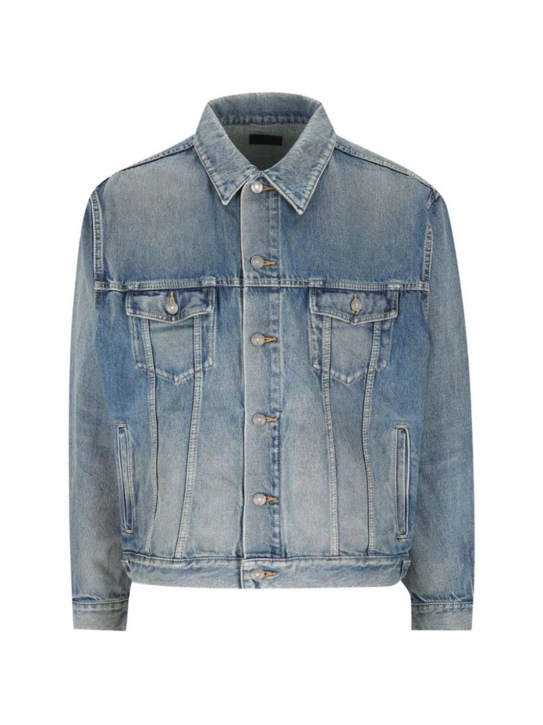 Saint Laurent Men Washed Denim Jacket-picture-39