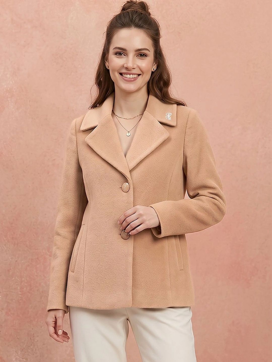 GFO Notched Lapel Single-Breasted Tailored Fit Blazers-picture-14