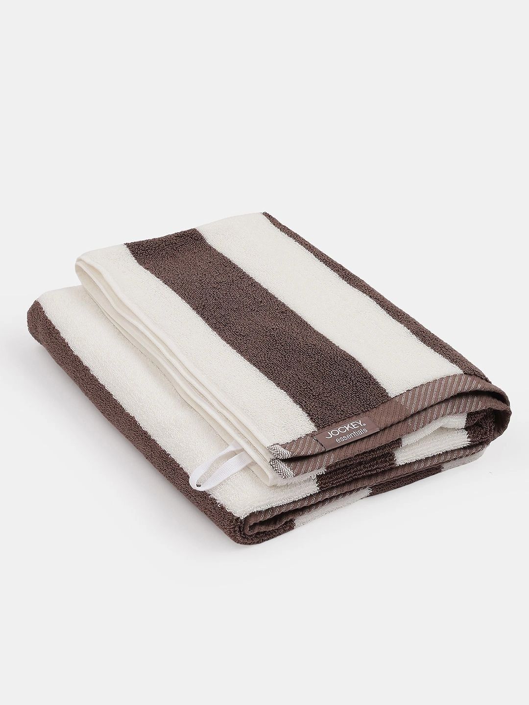 Jockey Brown 1 Striped Cotton 500 GSM Bath Towel-image-32
