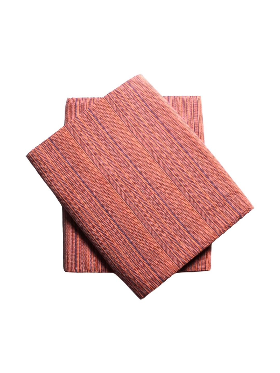 Tharunsha Elite Pink Set of 2 Striped 150 GSM Blanket-image-8