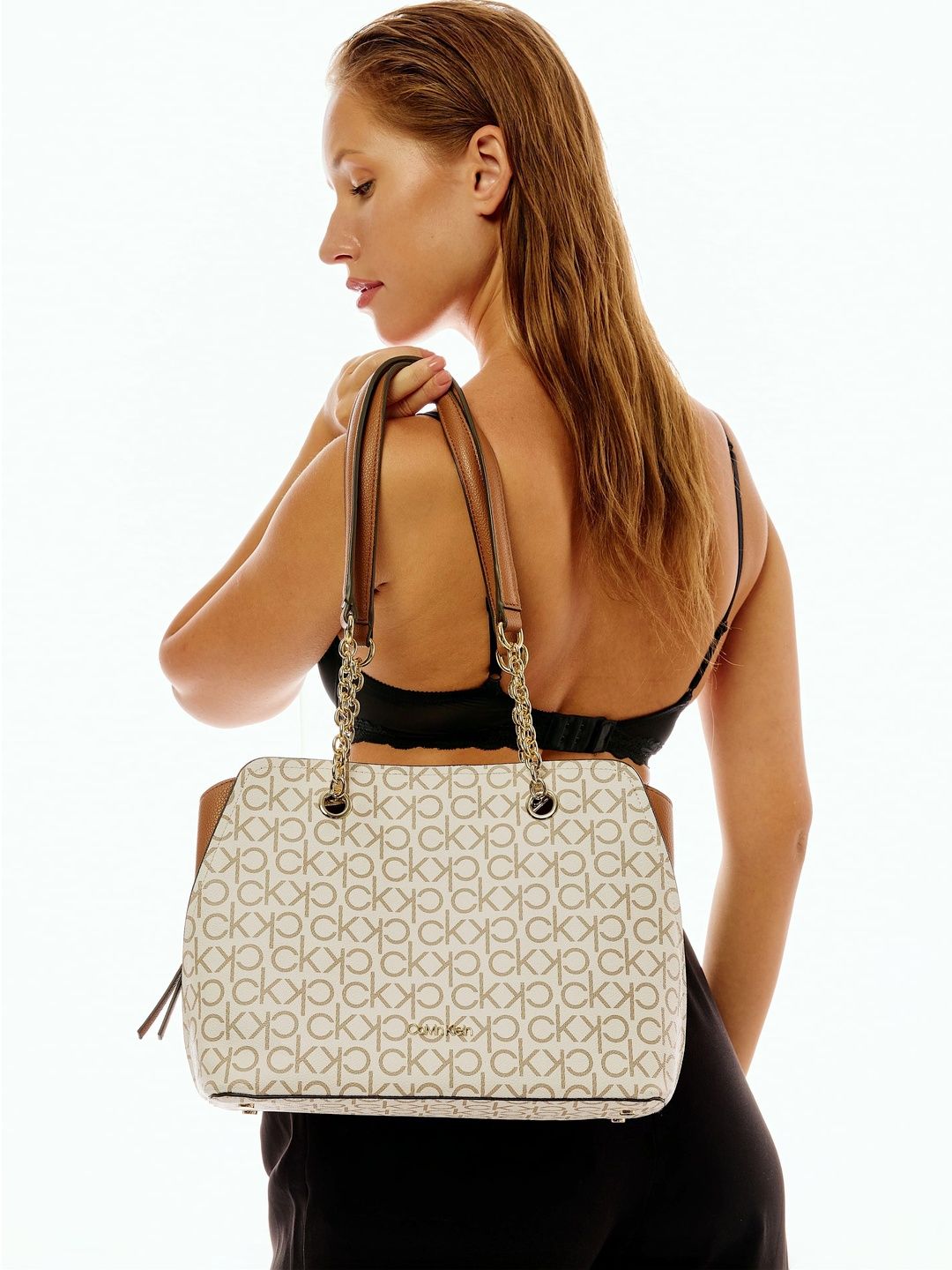 Calvin Klein Printed PU Handheld Bag-image-44