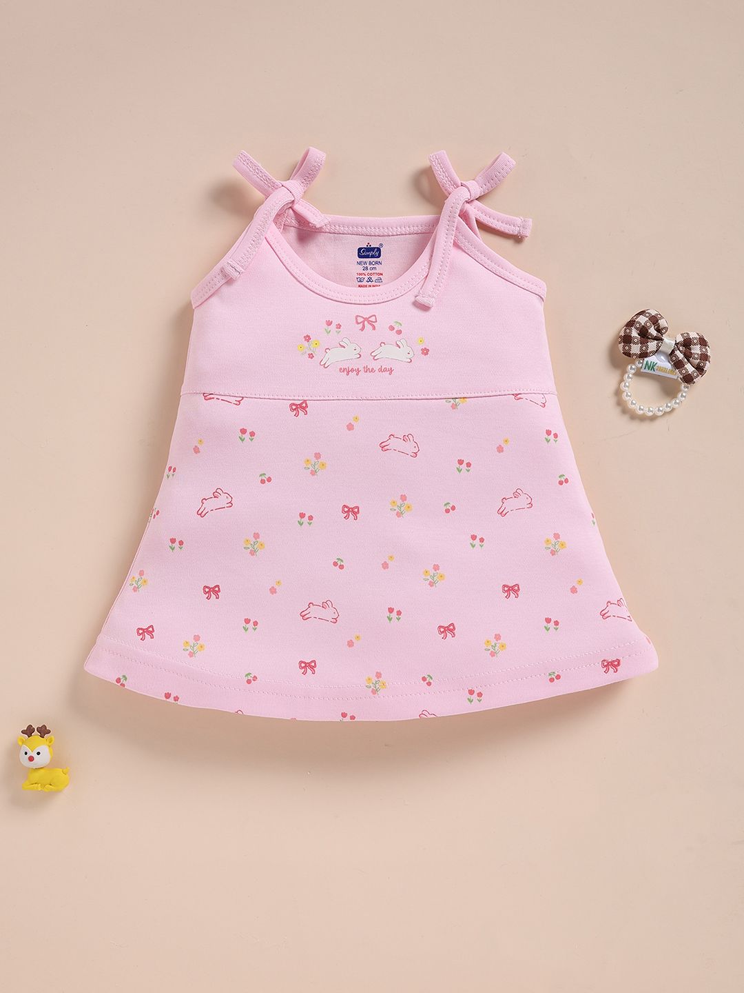 Simply Girls Conversational Print Pure Cotton A-Line Dress-picture-21