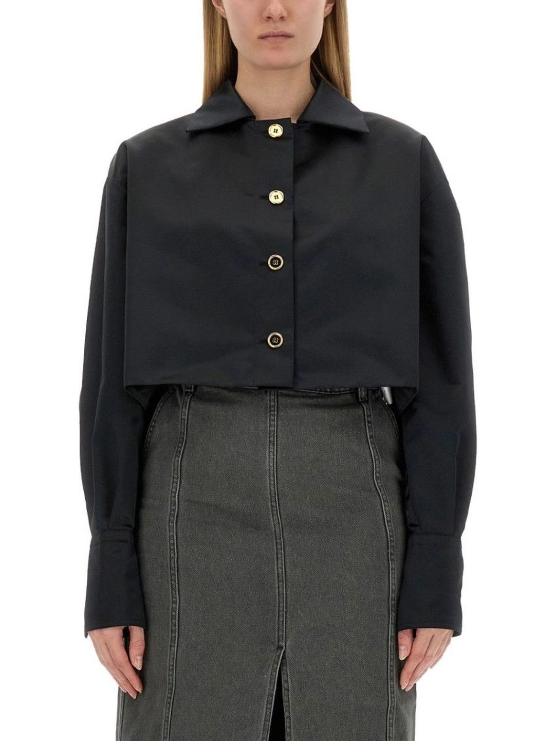 Patou Women Crop Open Front Jacket-picture-54