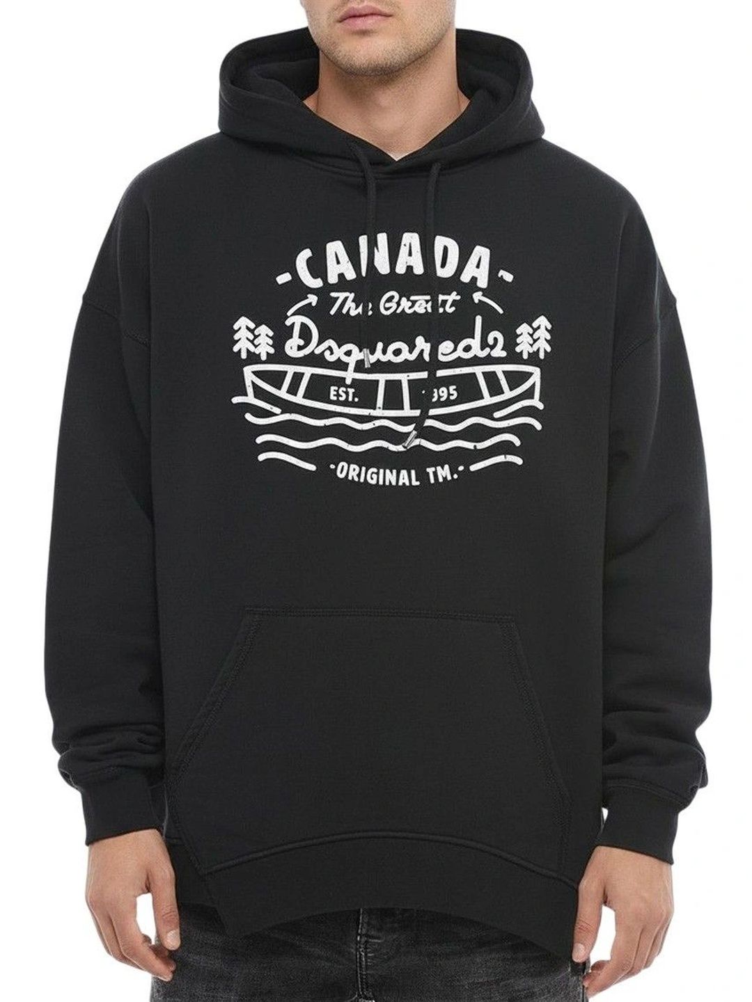 Dsquared2 Men Printed Hooded Sweatshirt-picture-30