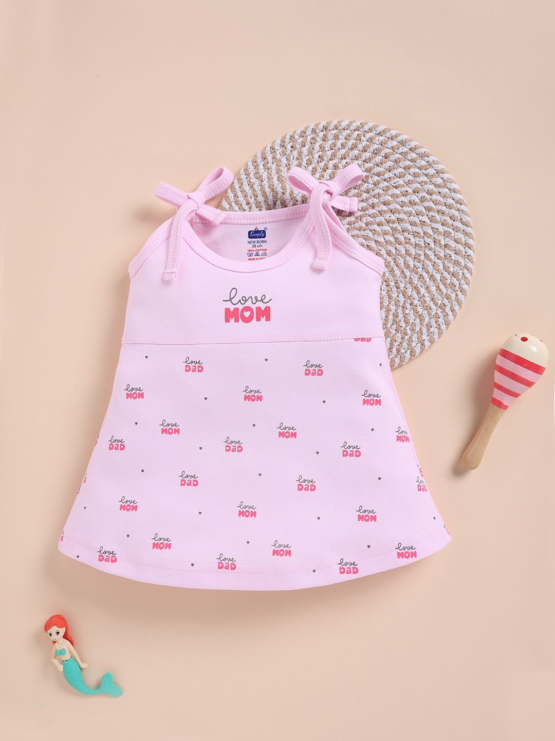 Simply Girls Conversational Print Pure Cotton A-Line Dress-picture-36