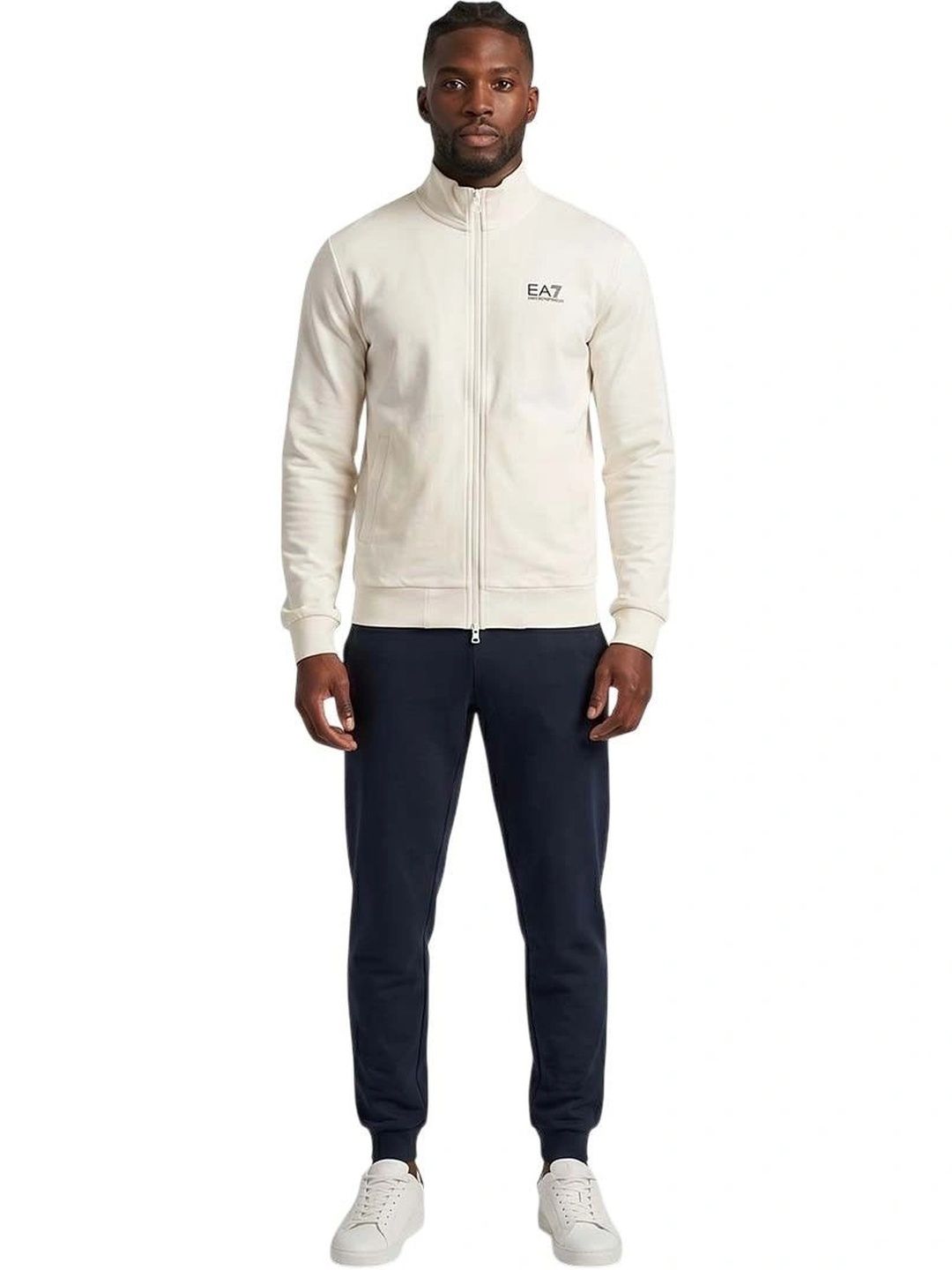 EA7 Emporio Armani White Regular Tracksuit-picture-58