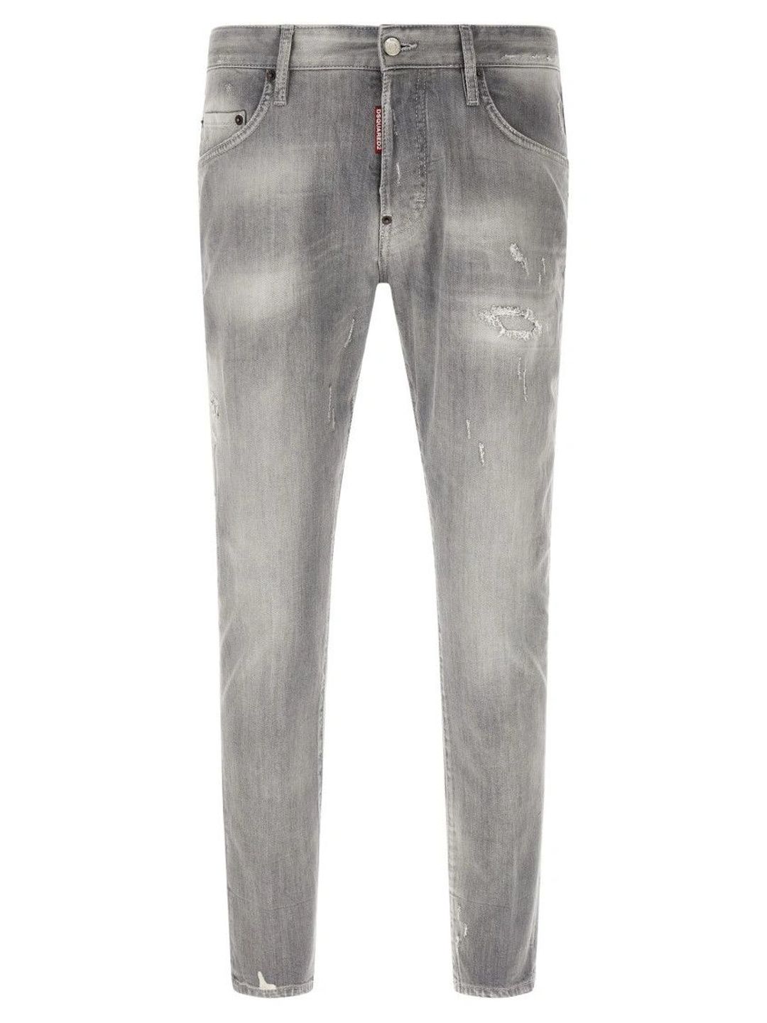 Dsquared2 Men Slim Fit Mid-Rise Mildly Distressed Jeans-picture-38