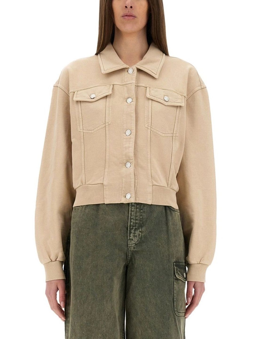 MOSCHINO Women Crop Denim Jacket-picture-10