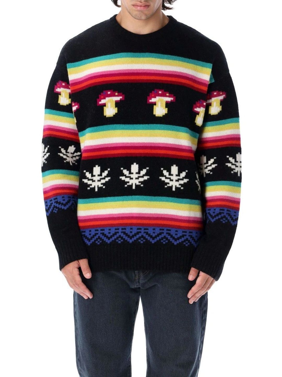 MSGM Men Printed Woollen Pullover-picture-14