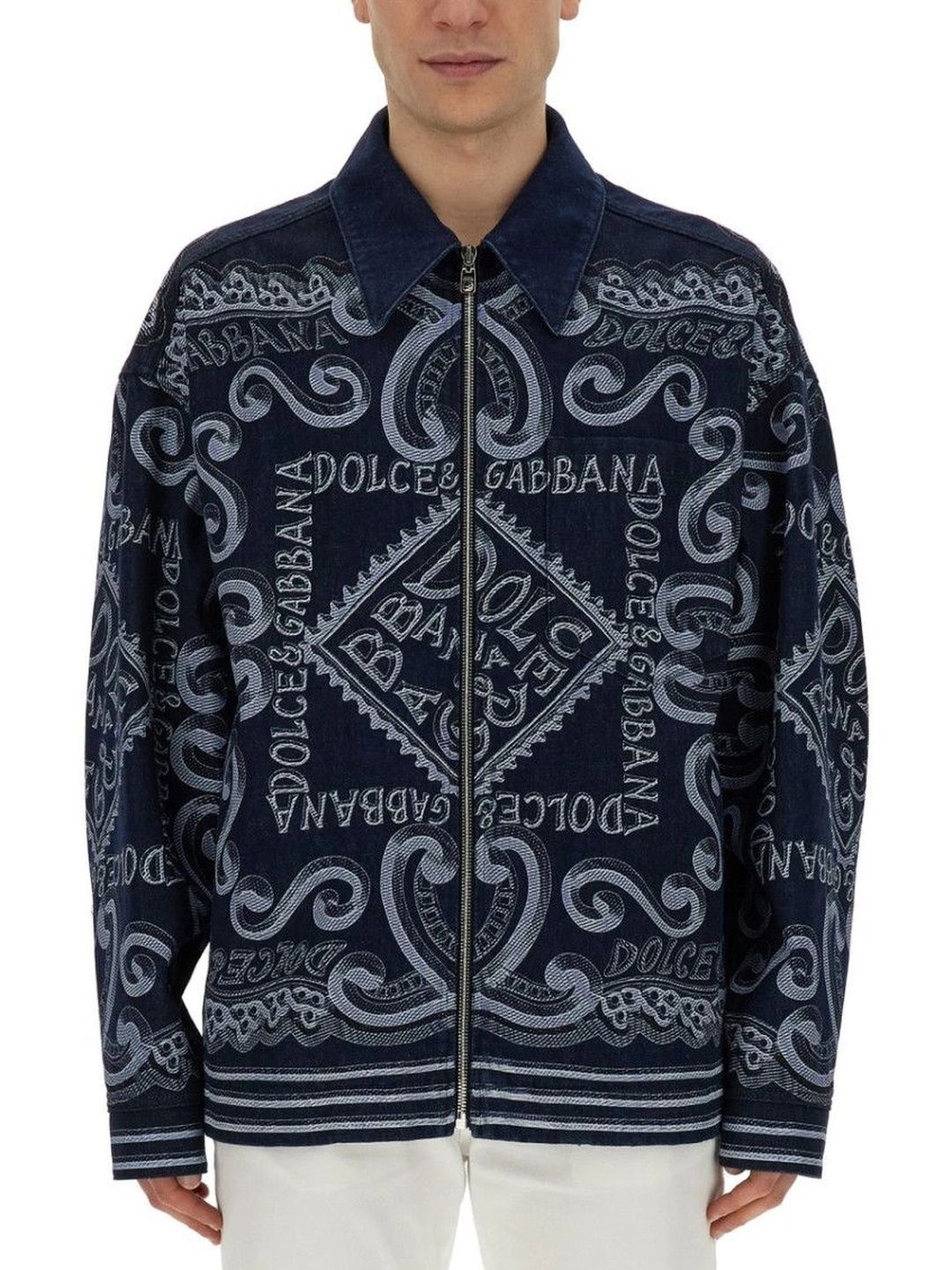 Dolce & Gabbana Men Typography Printed Pullover-picture-41