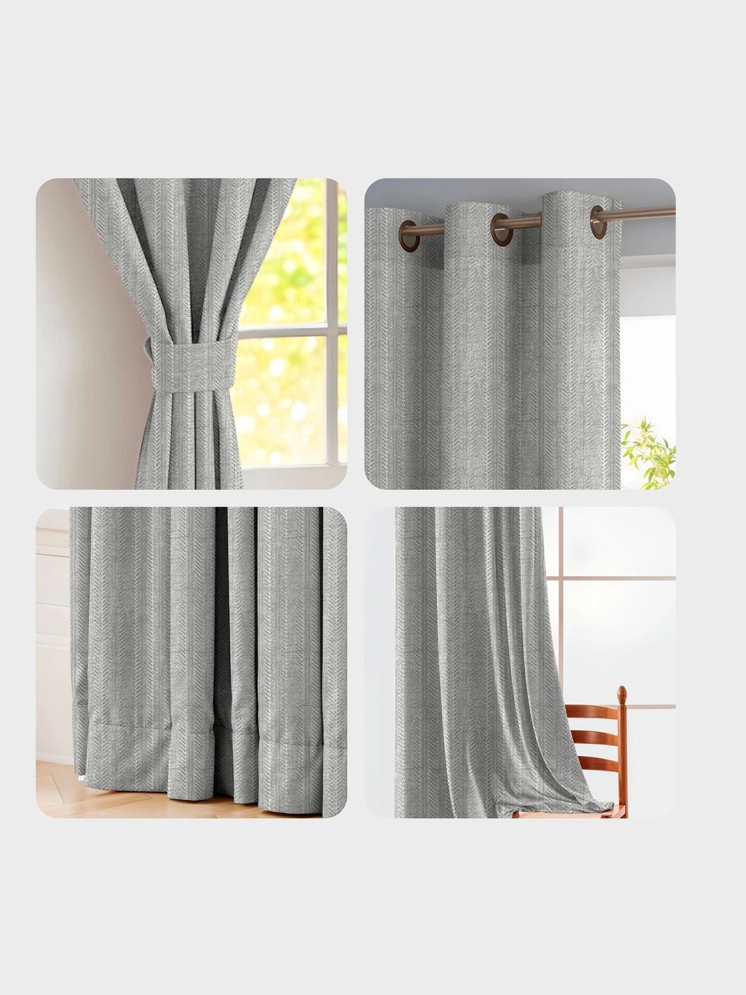 SIMPLYCURTAINS Grey Room Darkening Door Curtain-picture-12