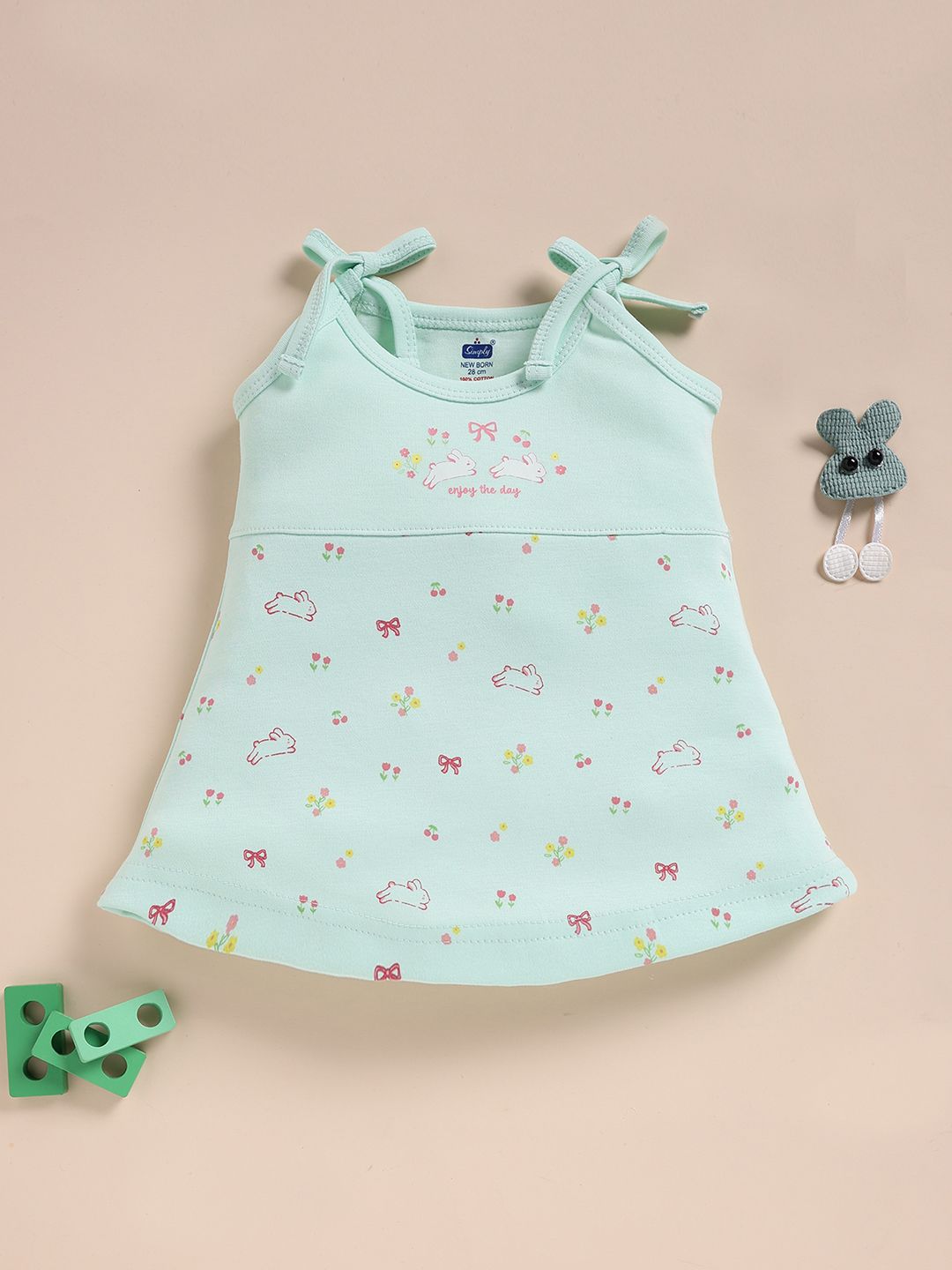 Simply Girls Conversational Print Pure Cotton A-Line Dress-image-44