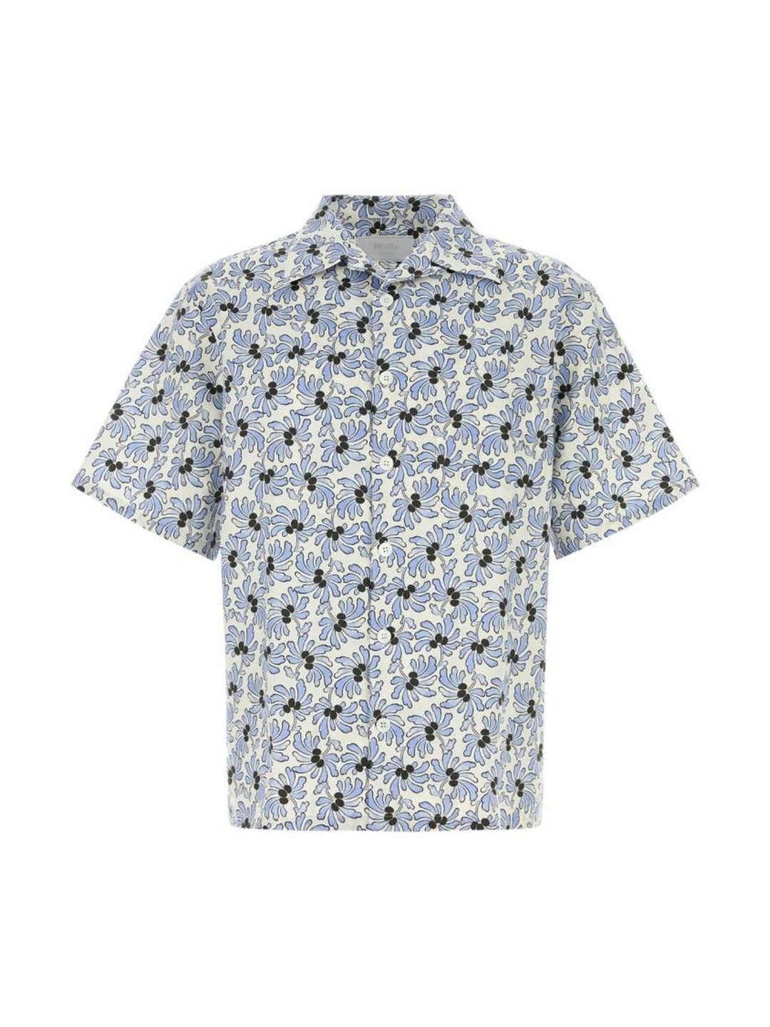 Prada Men Floral Printed Casual Shirt-picture-35