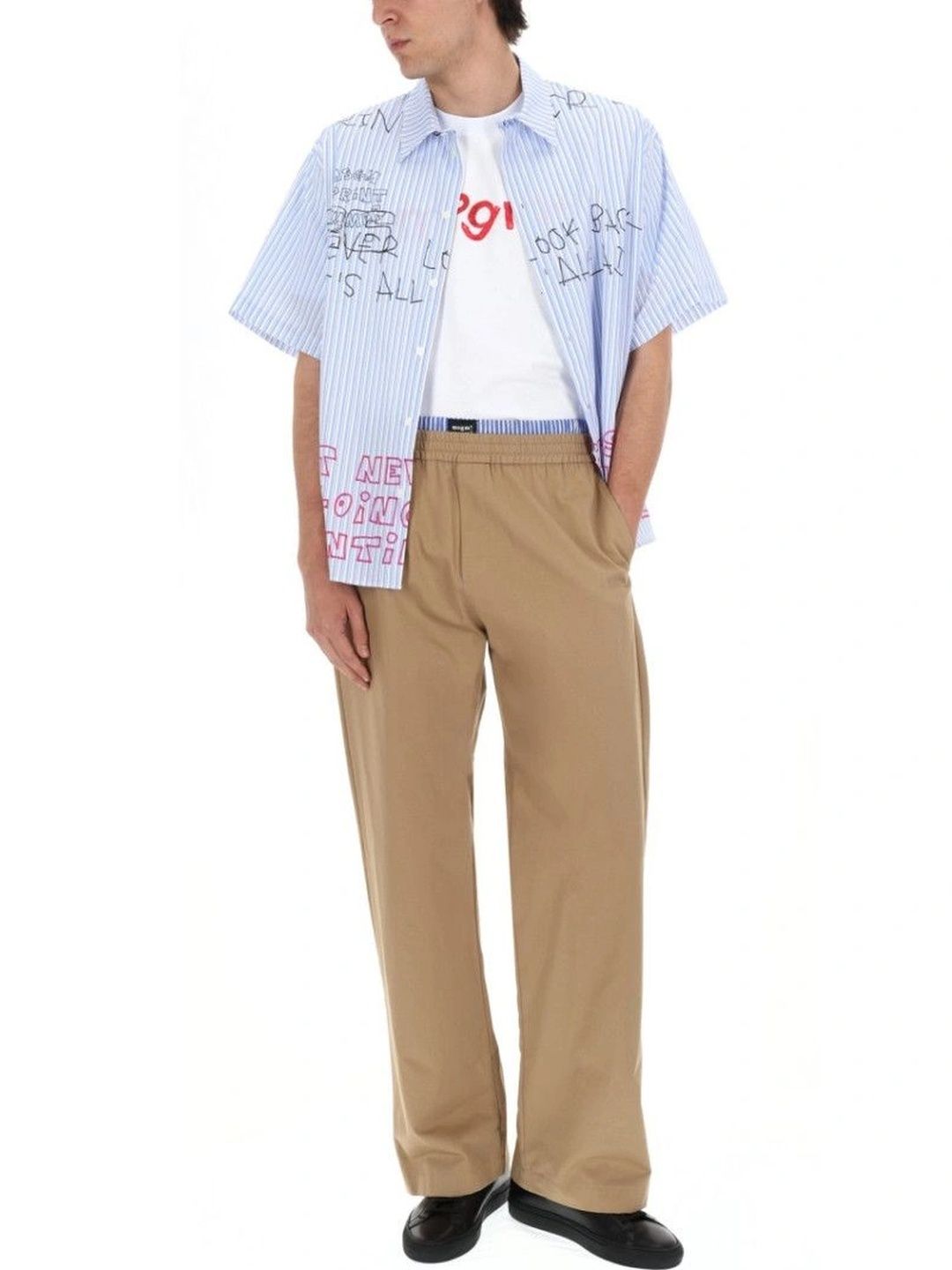 MSGM Men Printed Casual Shirt-picture-45