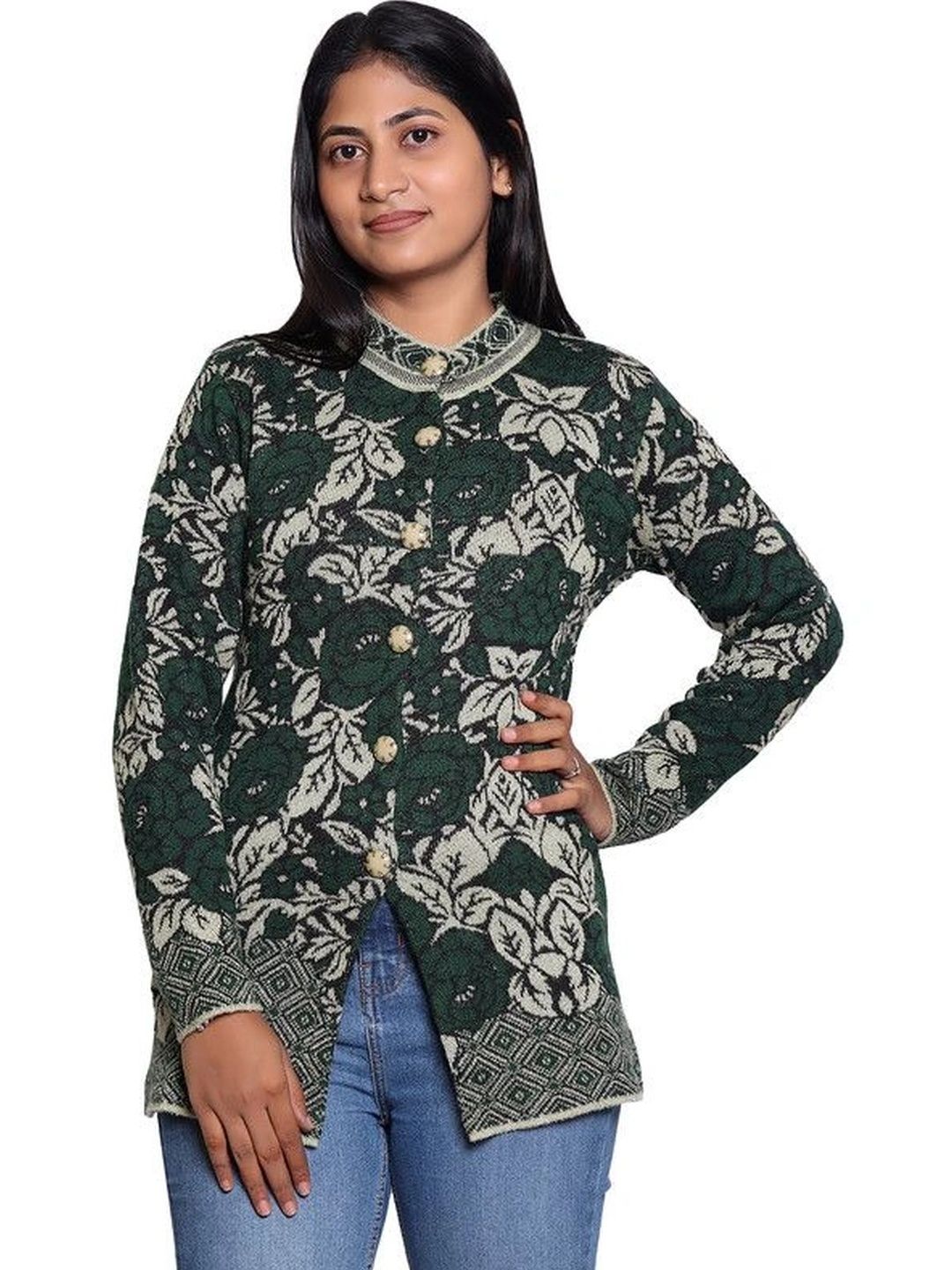 Grand Line Women Floral Printed Cardigan-picture-57