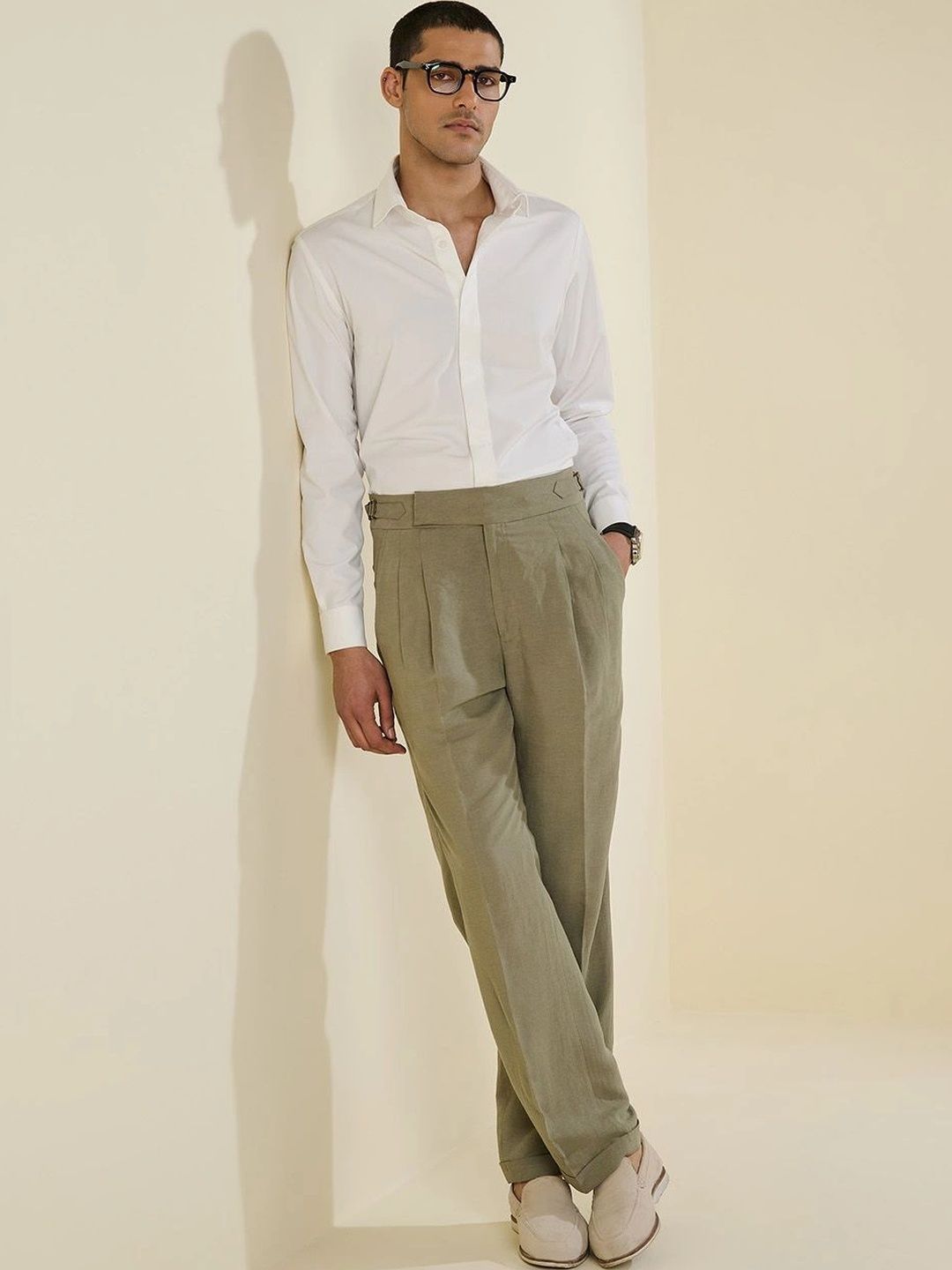 S&N by Shantnu Nikhil Men Slim Fit Trousers-picture-16
