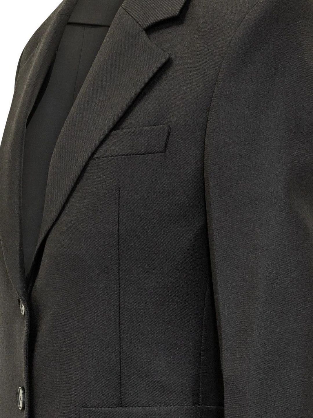 Victoria Beckham Notched Lapel Single-Breasted Tailored Fit Formal Blazers-image-43