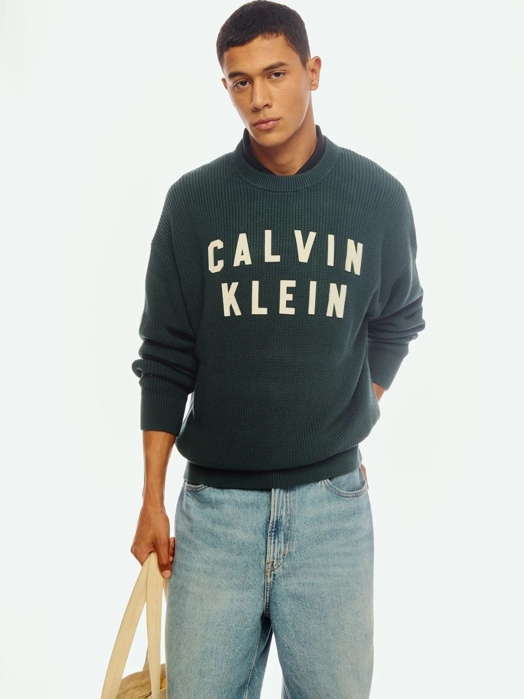 Calvin Klein Jeans Men Ribbed Pullover-picture-40