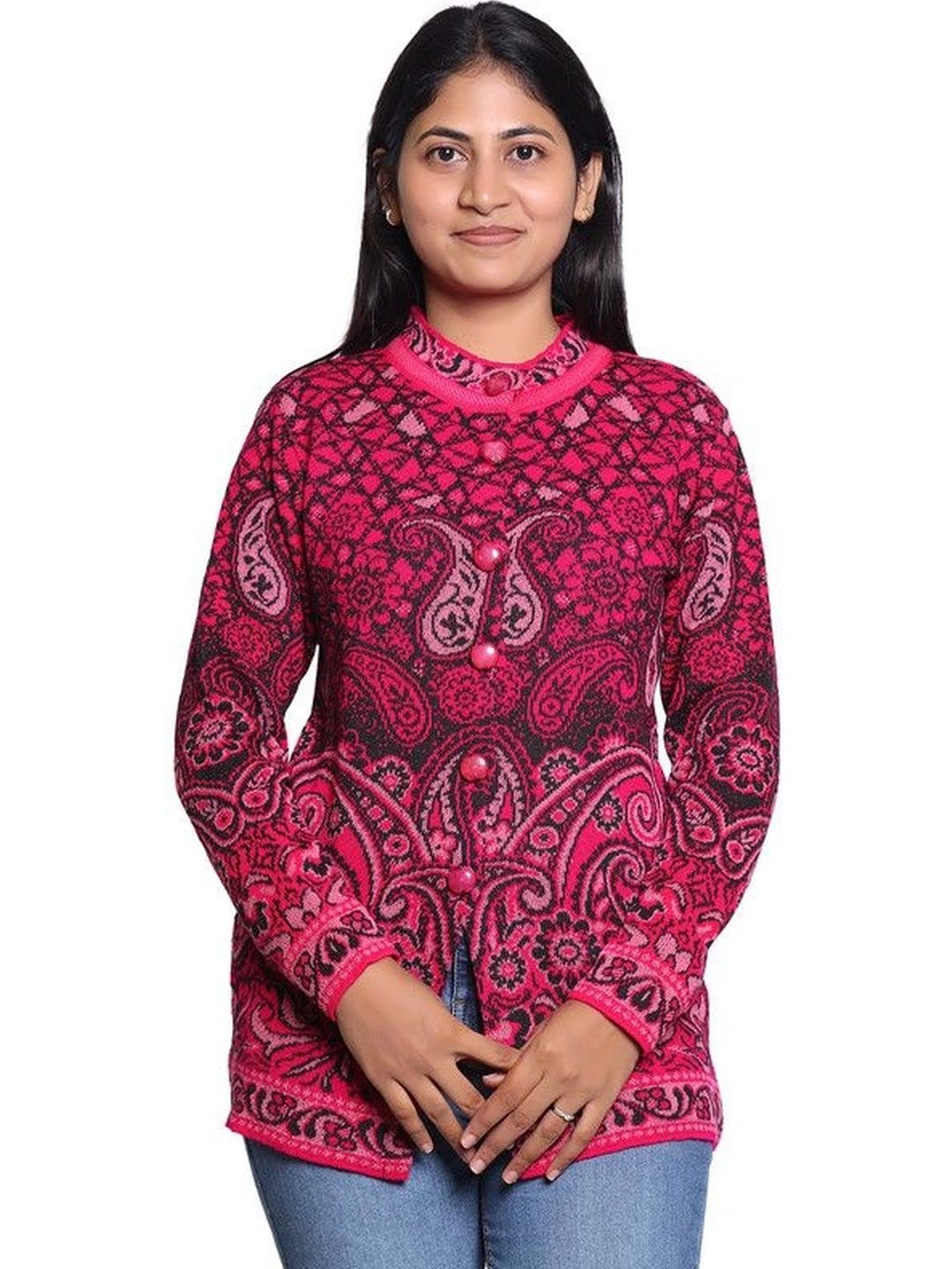 Grand Line Women Printed Cardigan-picture-15