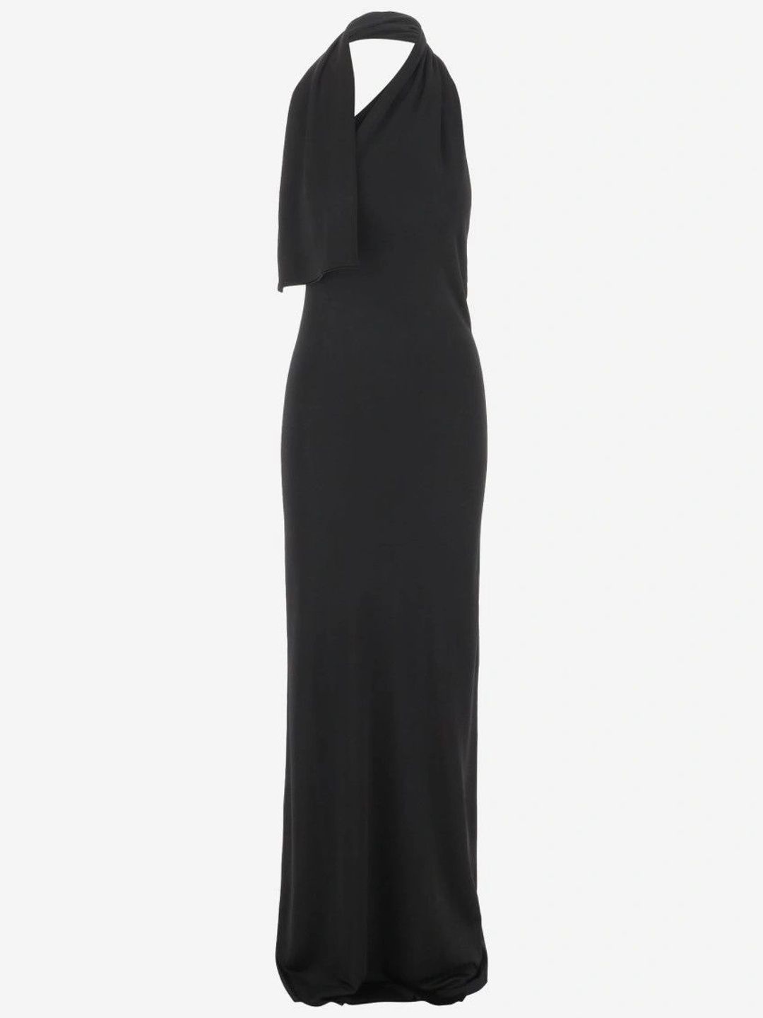 Khaite Black Roza Viscose Long Dress-picture-12