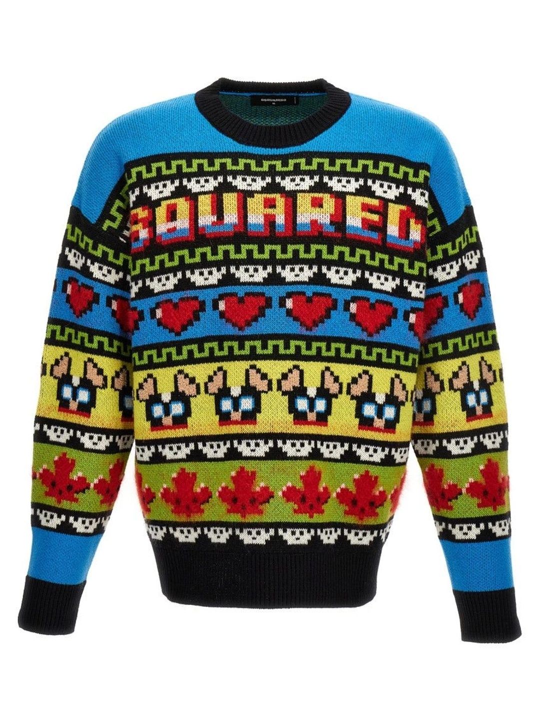 Dsquared2 Men Printed Woollen Pullover-picture-30